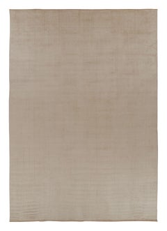 Rug 
Kilim
s übergroßer, zeitgenössischer, texturierter Teppich in Beige-Creme-Tönen