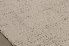 Rug & Kilim’s Oversized Contemporary Textural Rug in Beige-Brown Tones