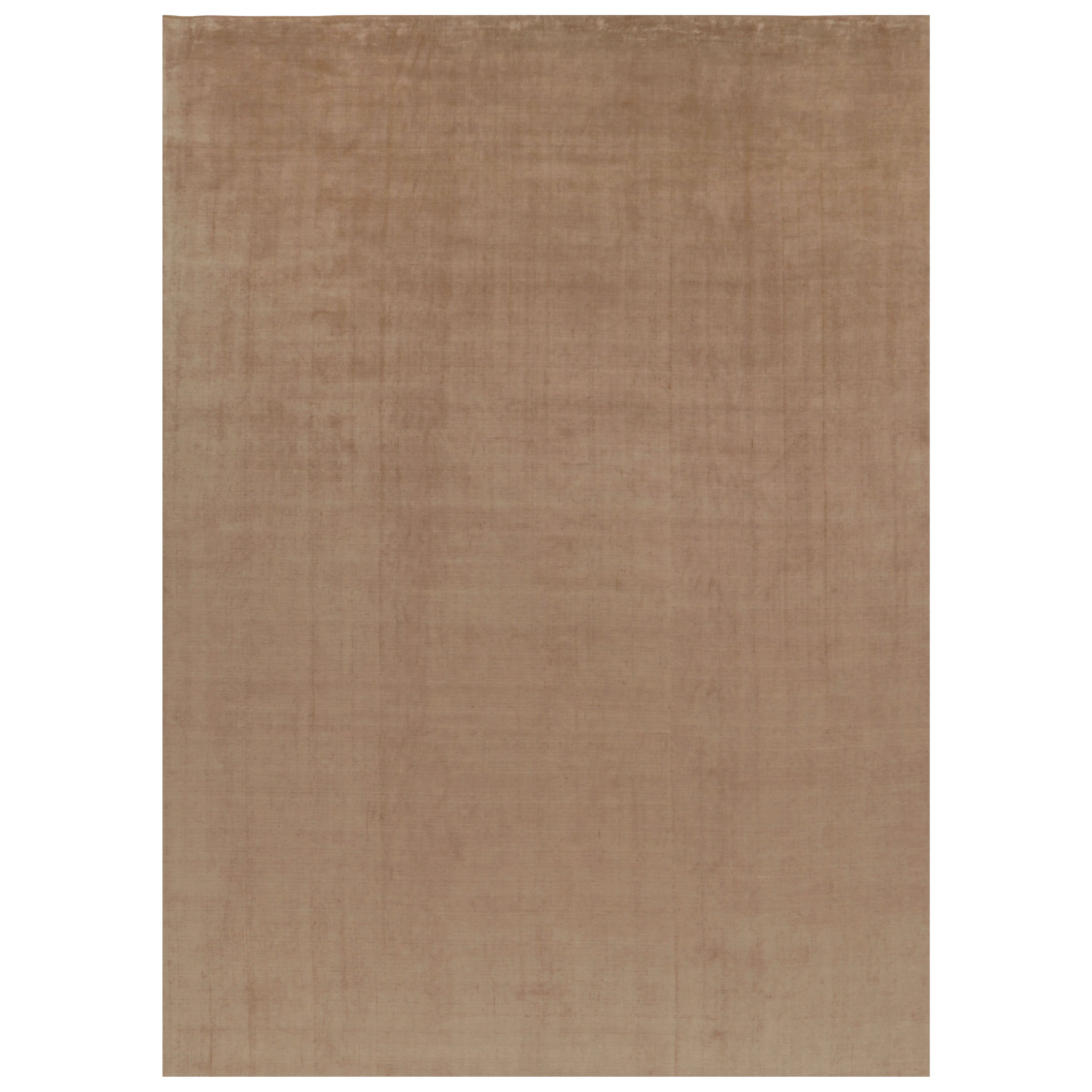 Rug 
Kilim’s Oversized Contemporary Textural Rug in Beige-Brown Tones