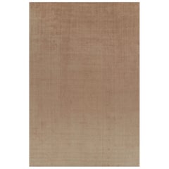 Rug 
Kilim
s Oversized Contemporary Textural Rug in Beige-Brown Tones (tapis texturé contemporain surdimensionné dans les tons beige et marron)