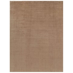 Rug 
Kilim
s Oversized Contemporary Textural Rug in Beige-Brown Tones (tapis texturé contemporain surdimensionné dans les tons beige et marron)