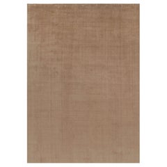 Rug 
Kilim
s Oversized Contemporary Textural Rug in Beige-Brown Tones (tapis texturé contemporain surdimensionné dans les tons beige et marron)
