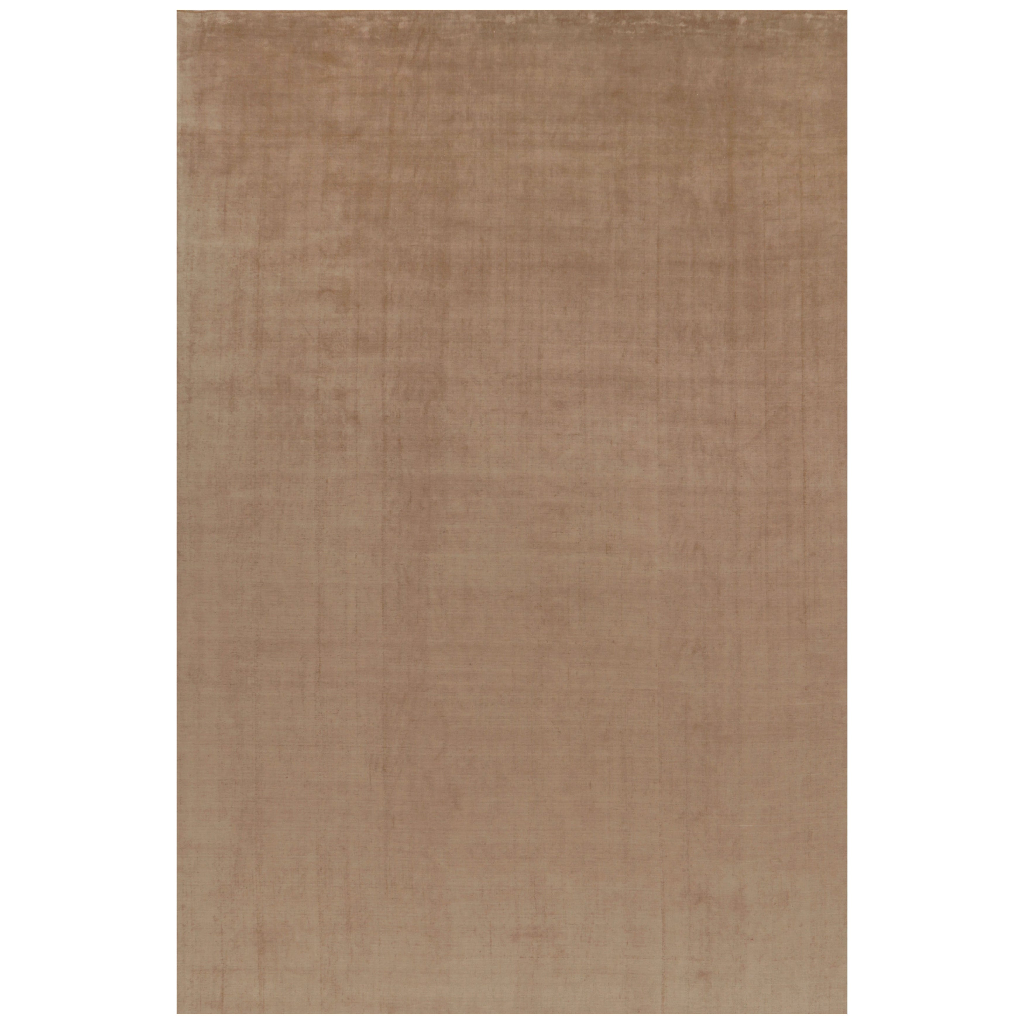 Rug 
Kilim’s Oversized Contemporary Textural Rug in Beige-Brown Tones