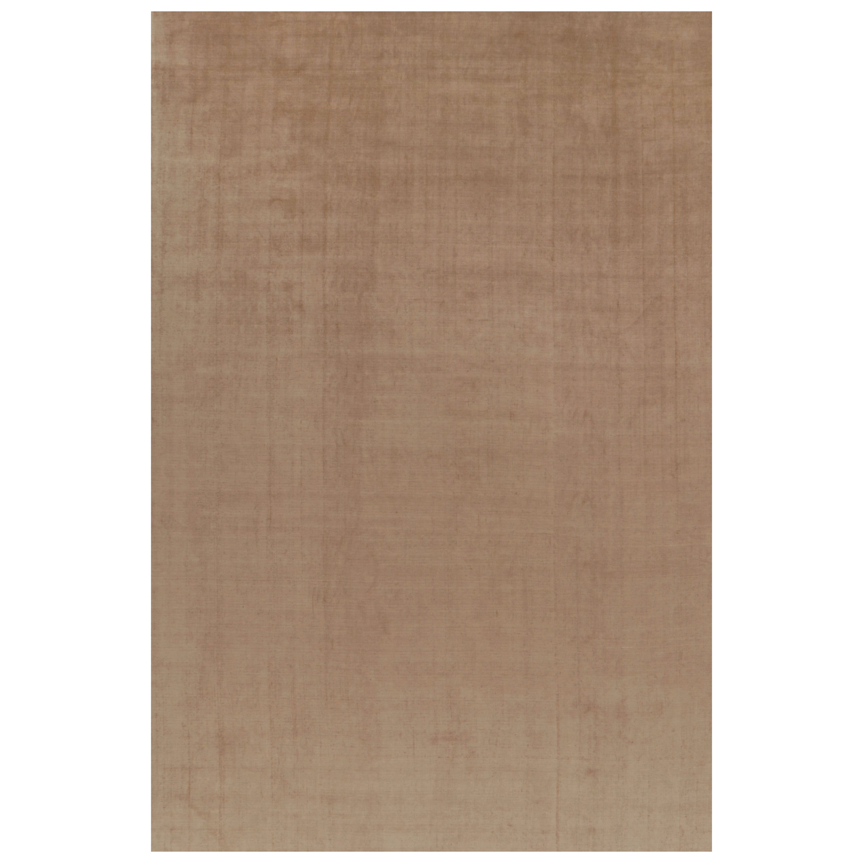 Rug 
Kilim’s Oversized Contemporary Textural Rug in Beige-Brown Tones