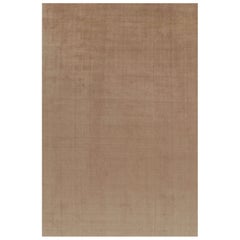 Rug 
Kilim
s Oversized Contemporary Textural Rug in Beige-Brown Tones (tapis texturé contemporain surdimensionné dans les tons beige et marron)