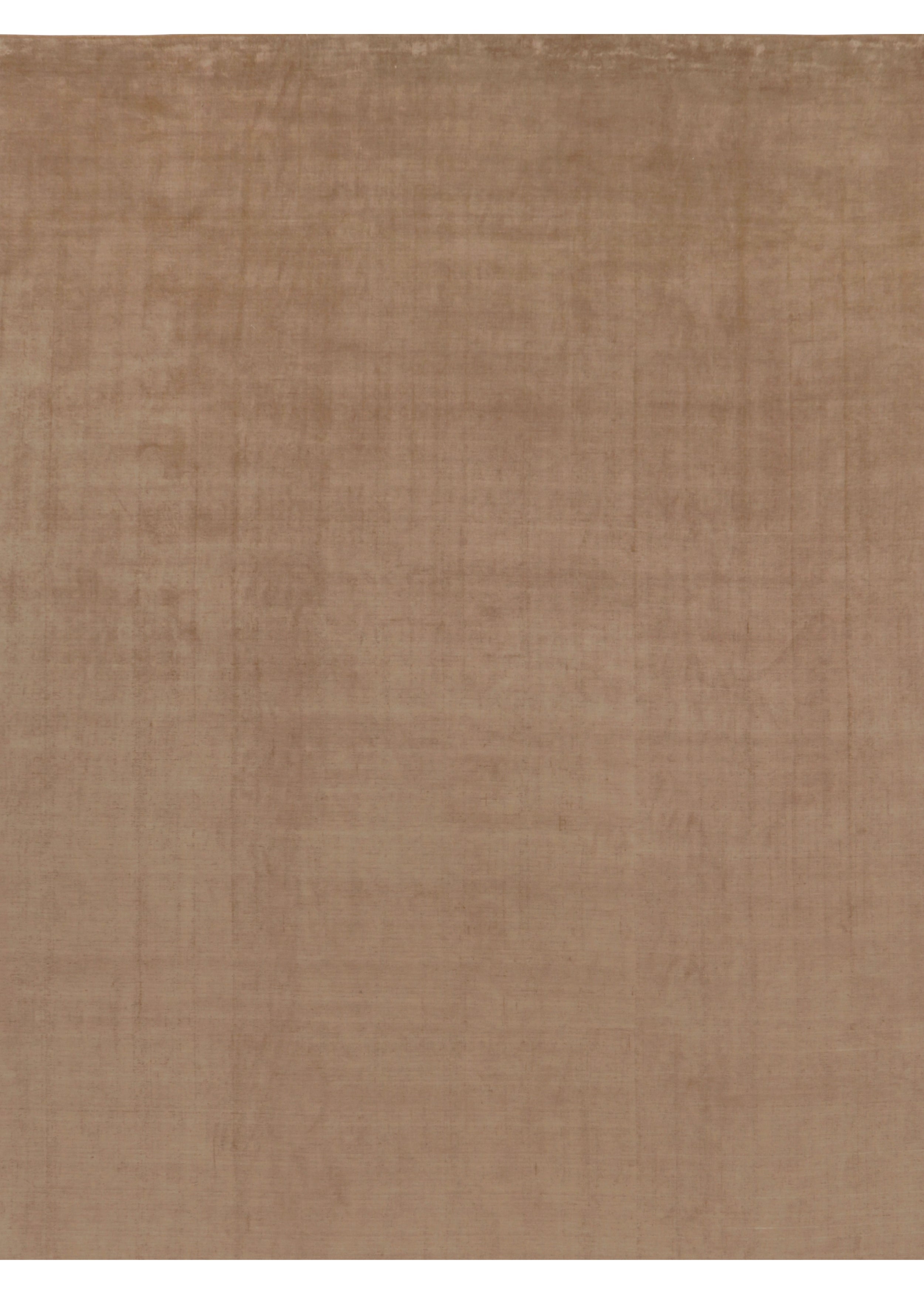 Rug 
Kilim’s Oversized Contemporary Textural Rug in Beige-Brown Tones