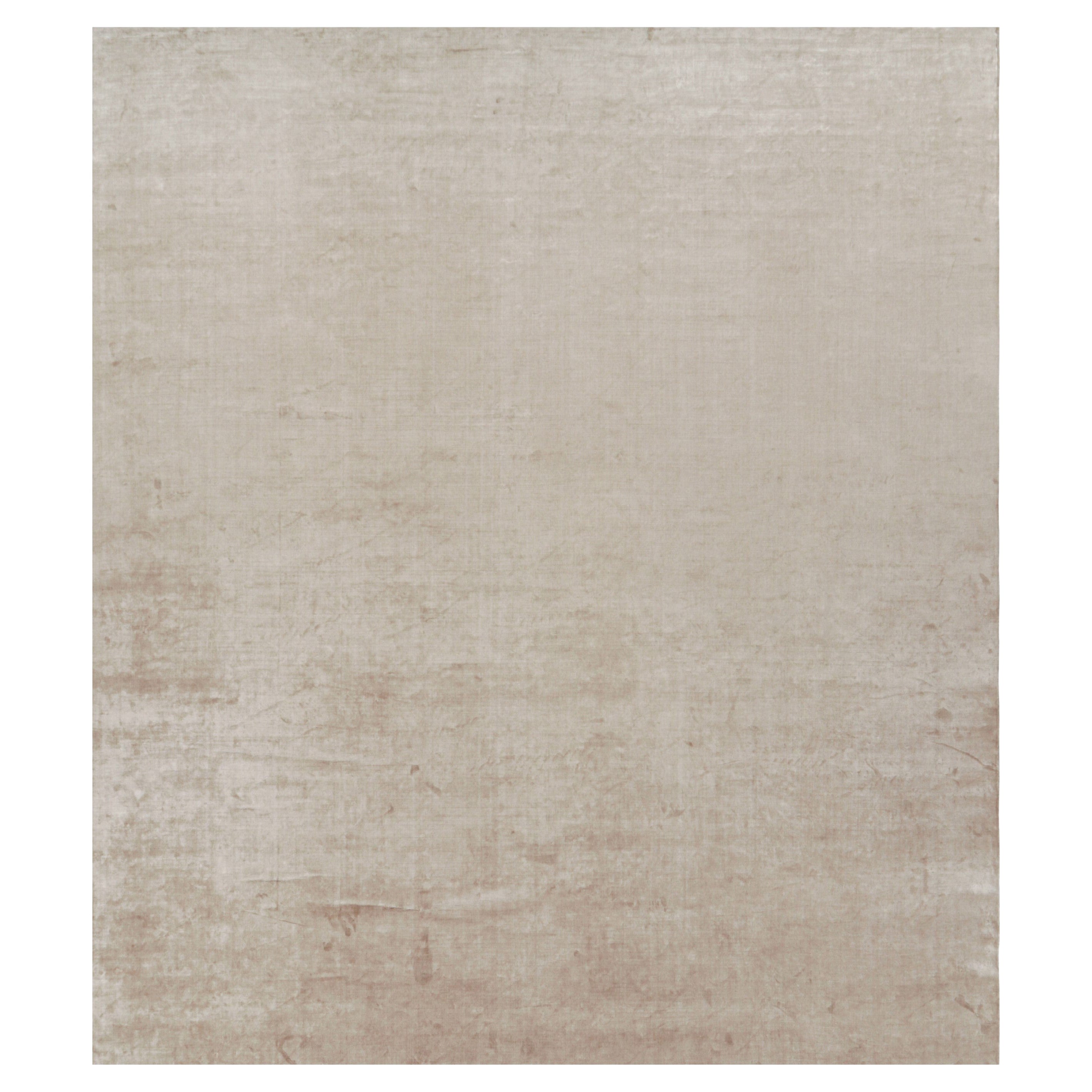 Rug 
Kilim’s Oversized Contemporary Textural Solid Rug in Beige Tones