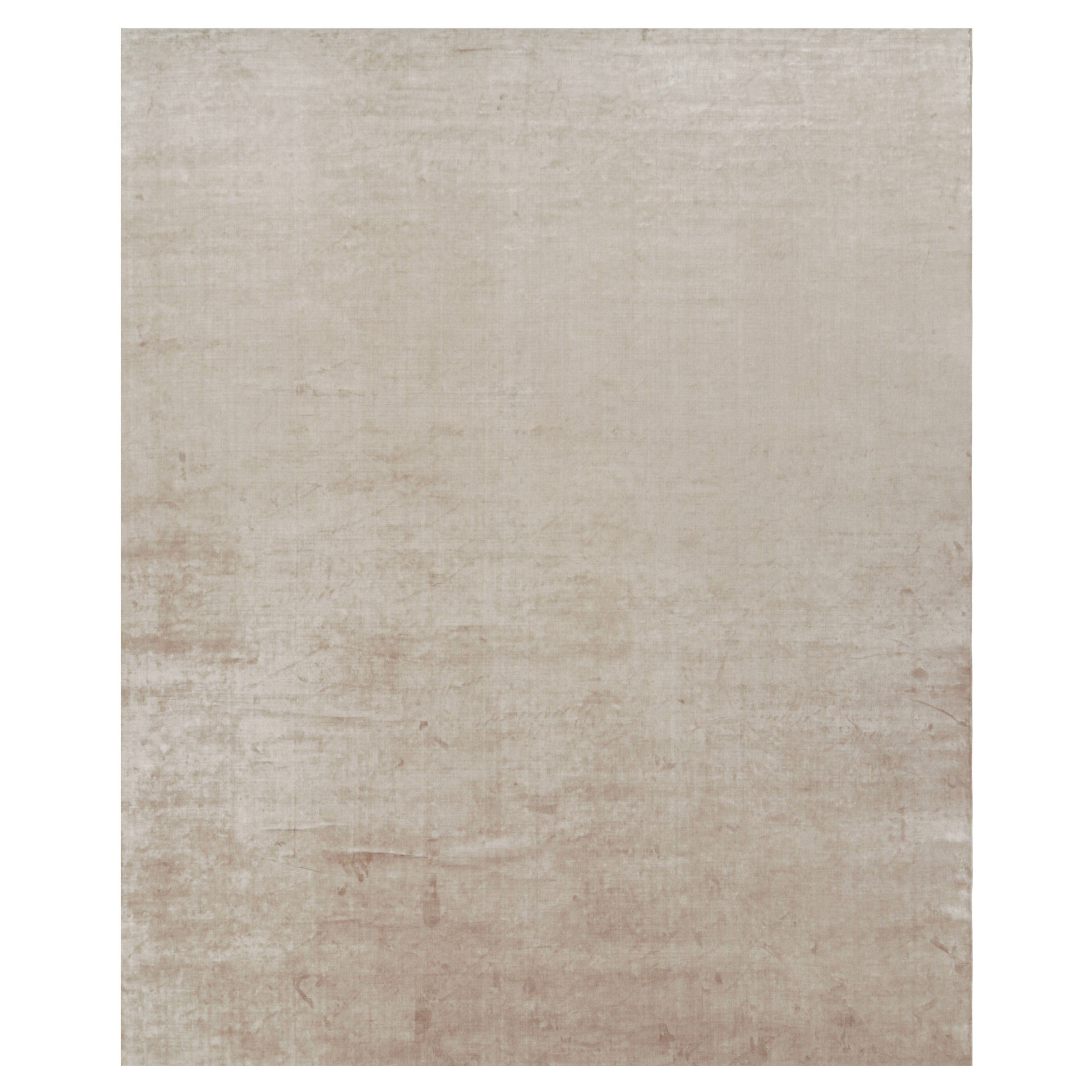 Rug 
Kilim’s Oversized Contemporary Textural Solid Rug in Beige Tones