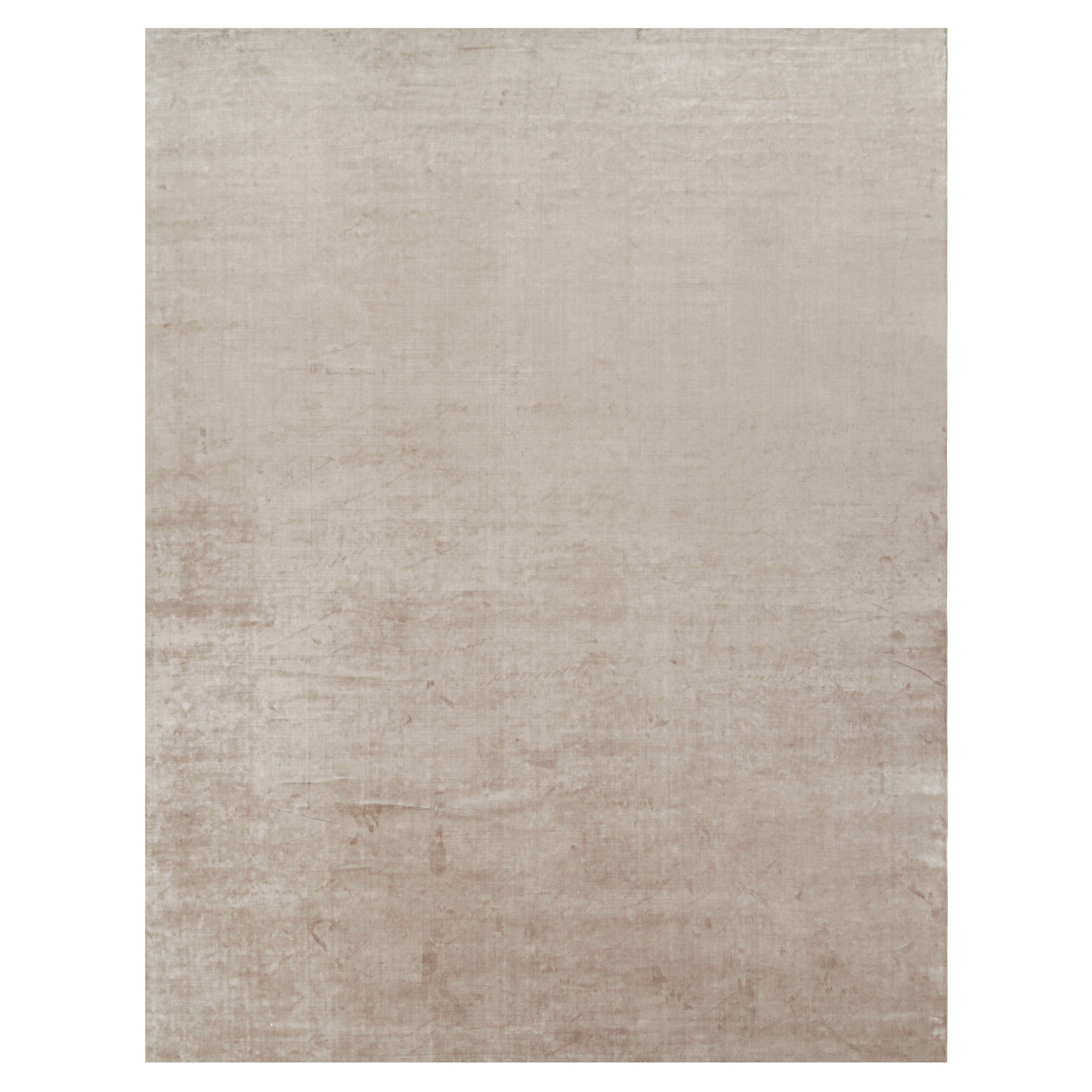 Rug 
Kilim’s Oversized Contemporary Textural Solid Rug in Beige Tones