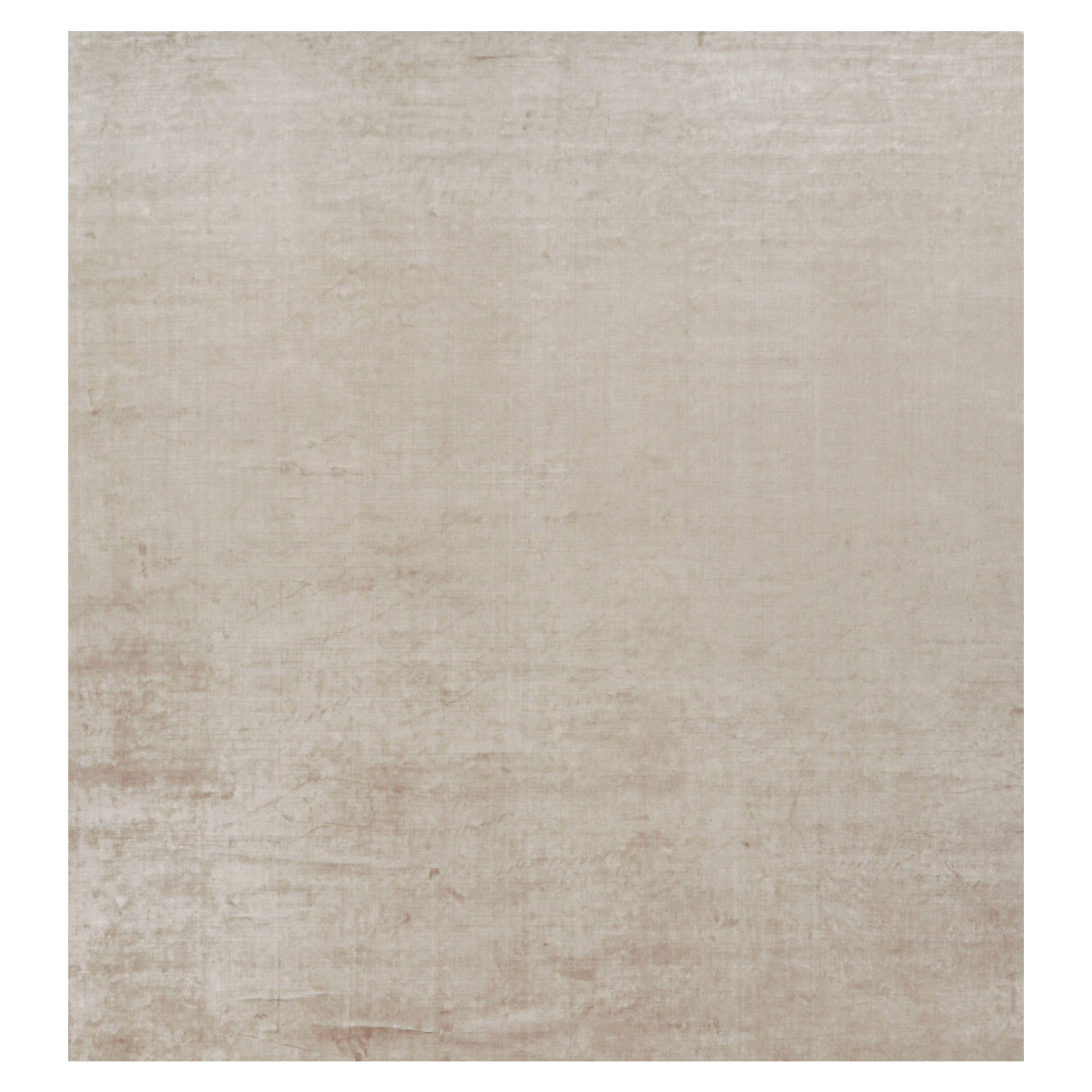 Rug 
Kilim’s Oversized Contemporary Textural Solid Rug in Beige Tones