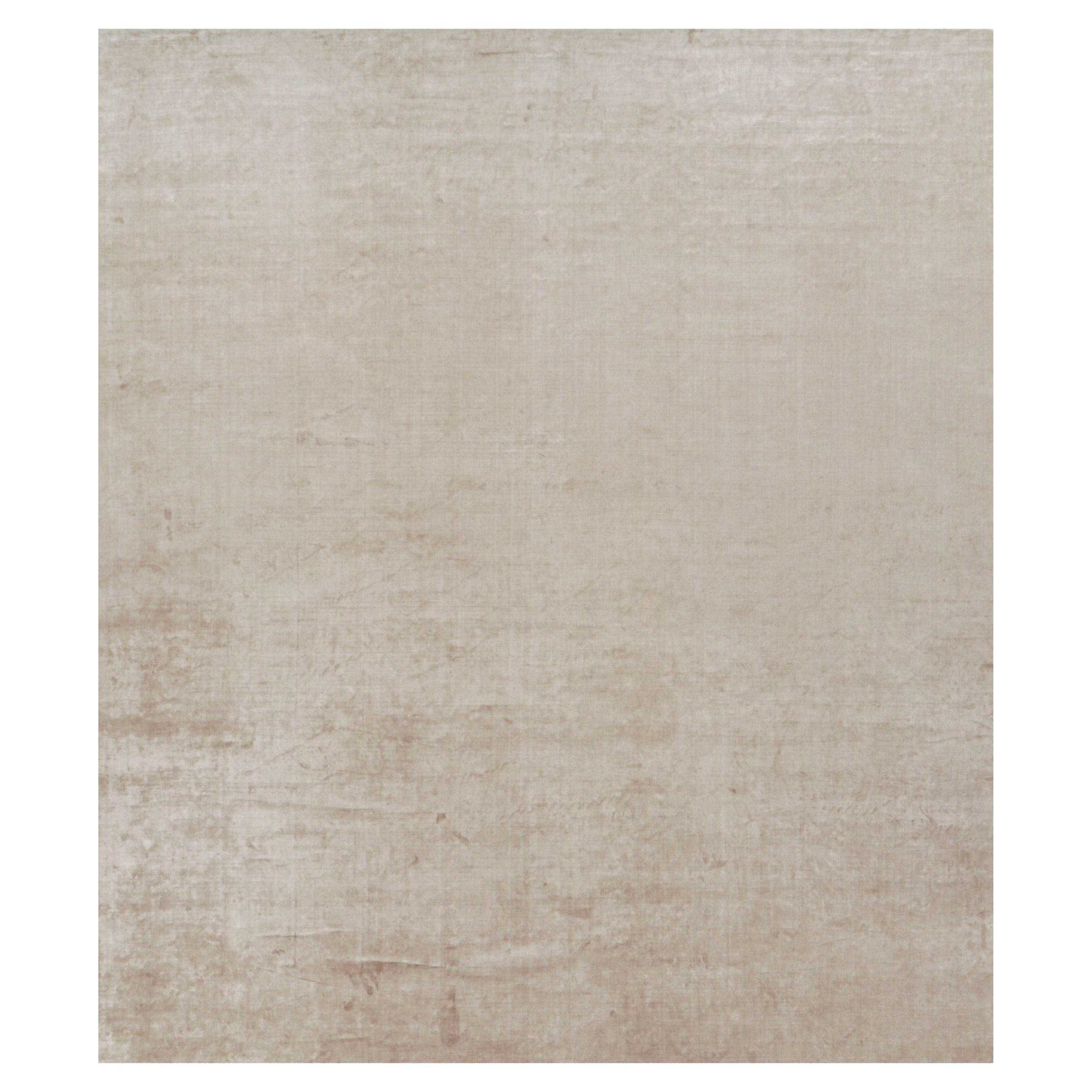Rug 
Kilim’s Oversized Contemporary Textural Solid Rug in Beige Tones