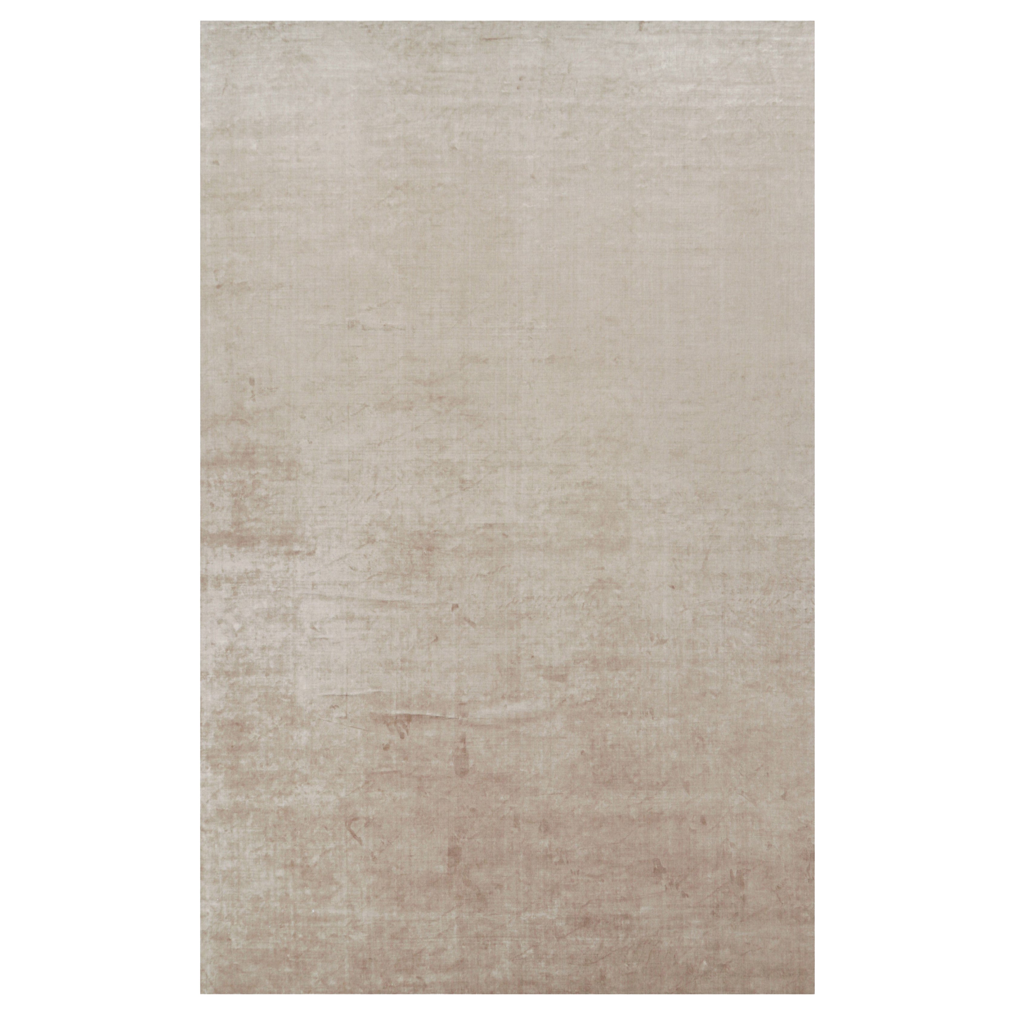 Rug 
Kilim’s Oversized Contemporary Textural Solid Rug in Beige Tones