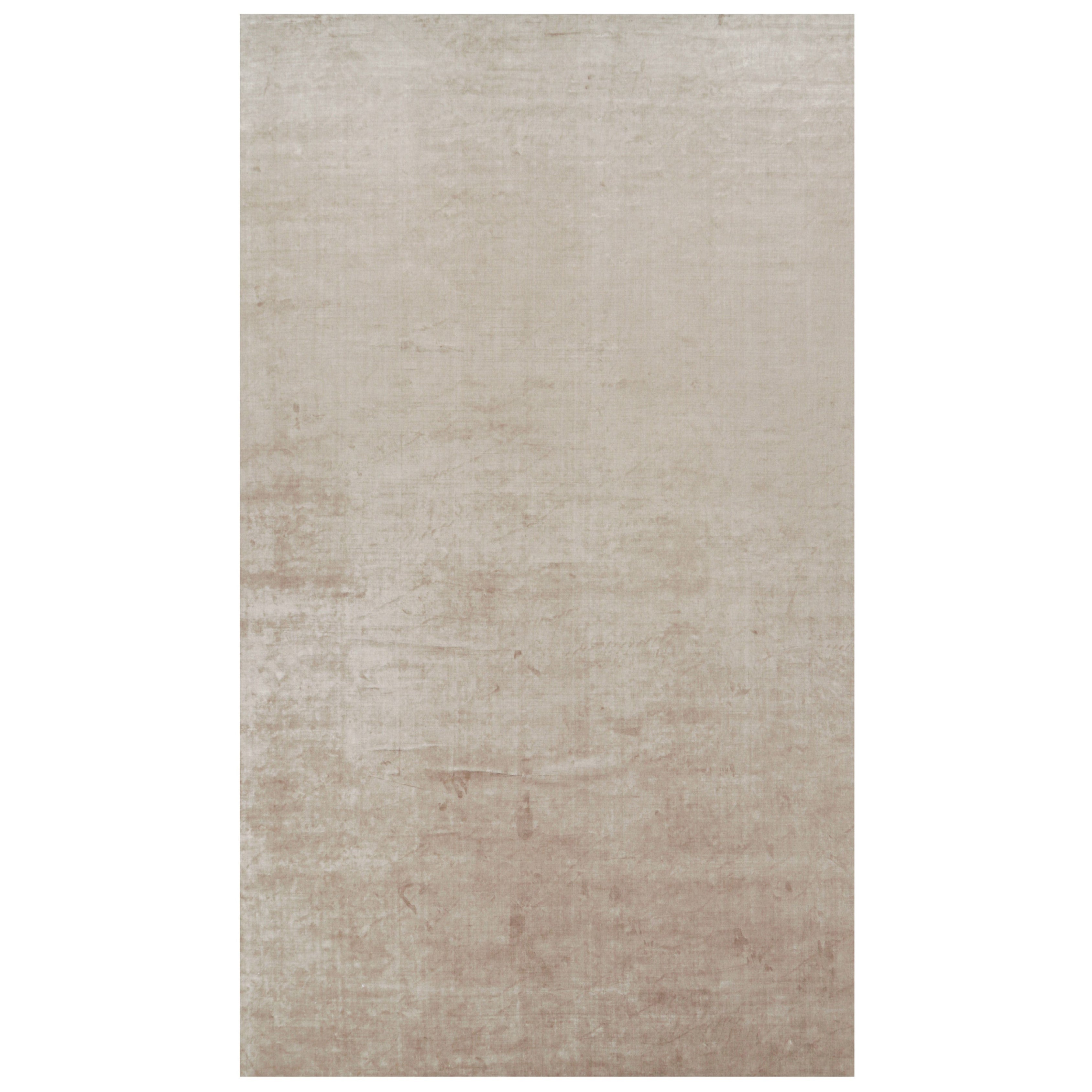 Rug 
Kilim’s Oversized Contemporary Textural Solid Rug in Beige Tones