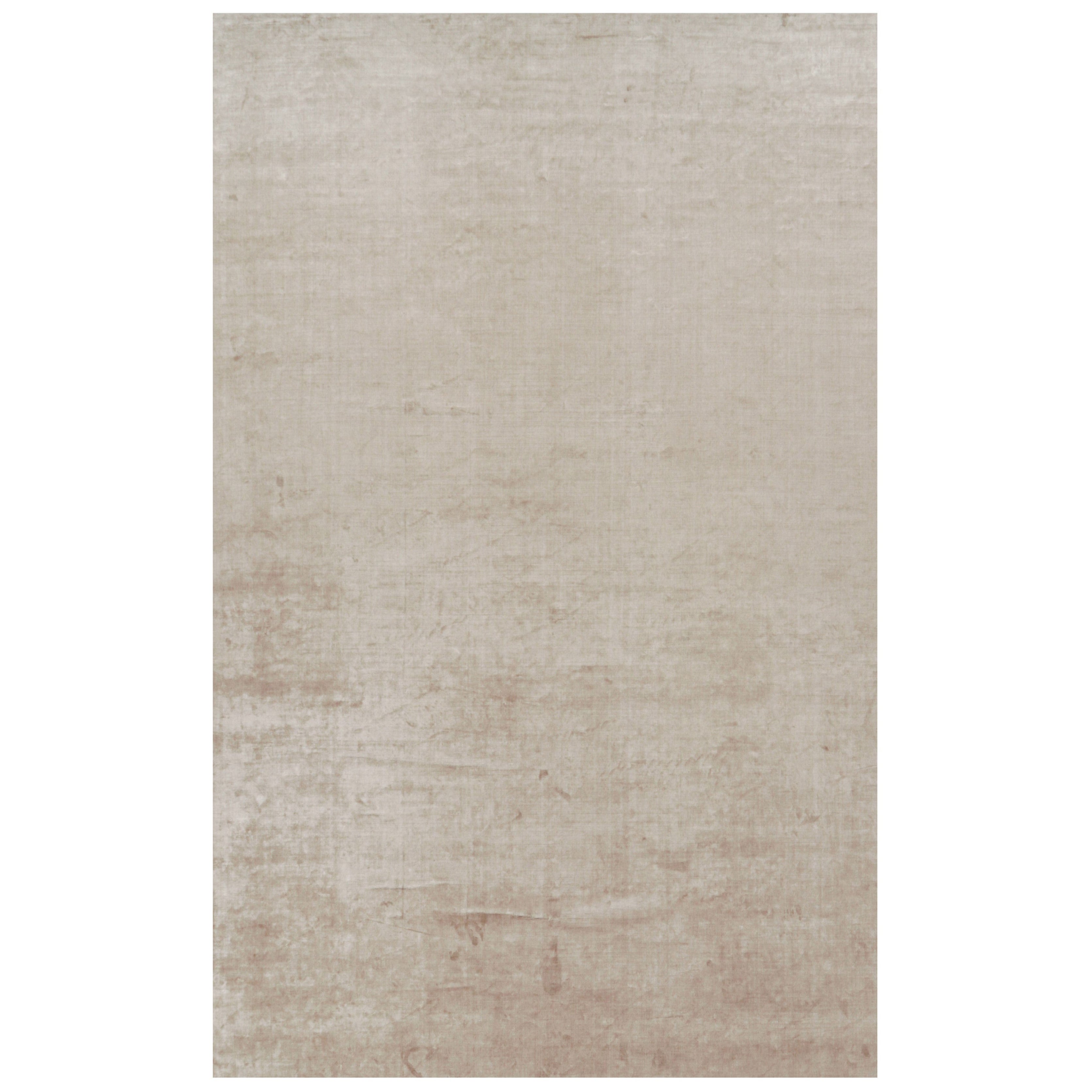 Rug 
Kilim
s übergroßer Contemporary-Teppich mit Struktur in Beigetönen