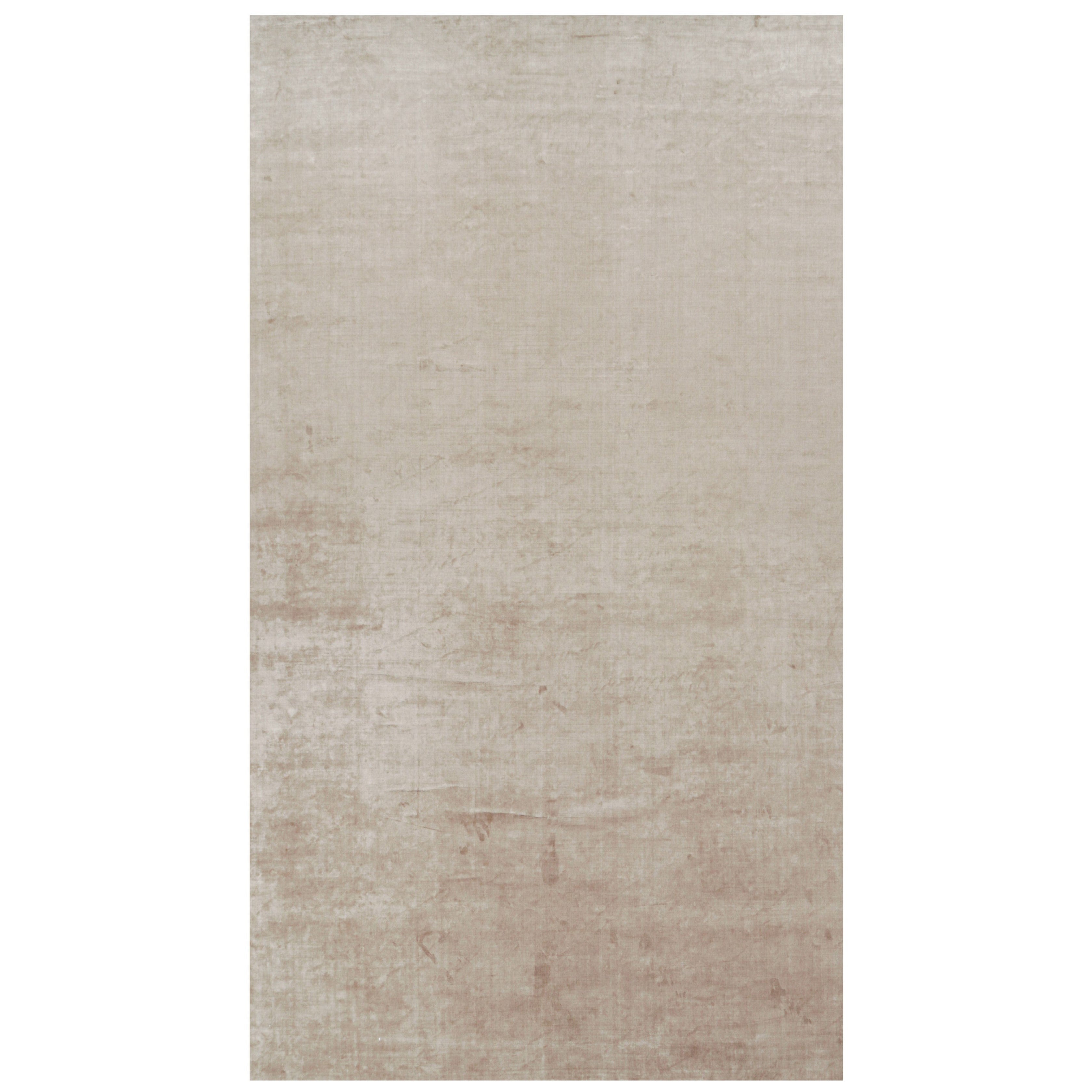 Rug 
Kilim’s Oversized Contemporary Textural Solid Rug in Beige Tones