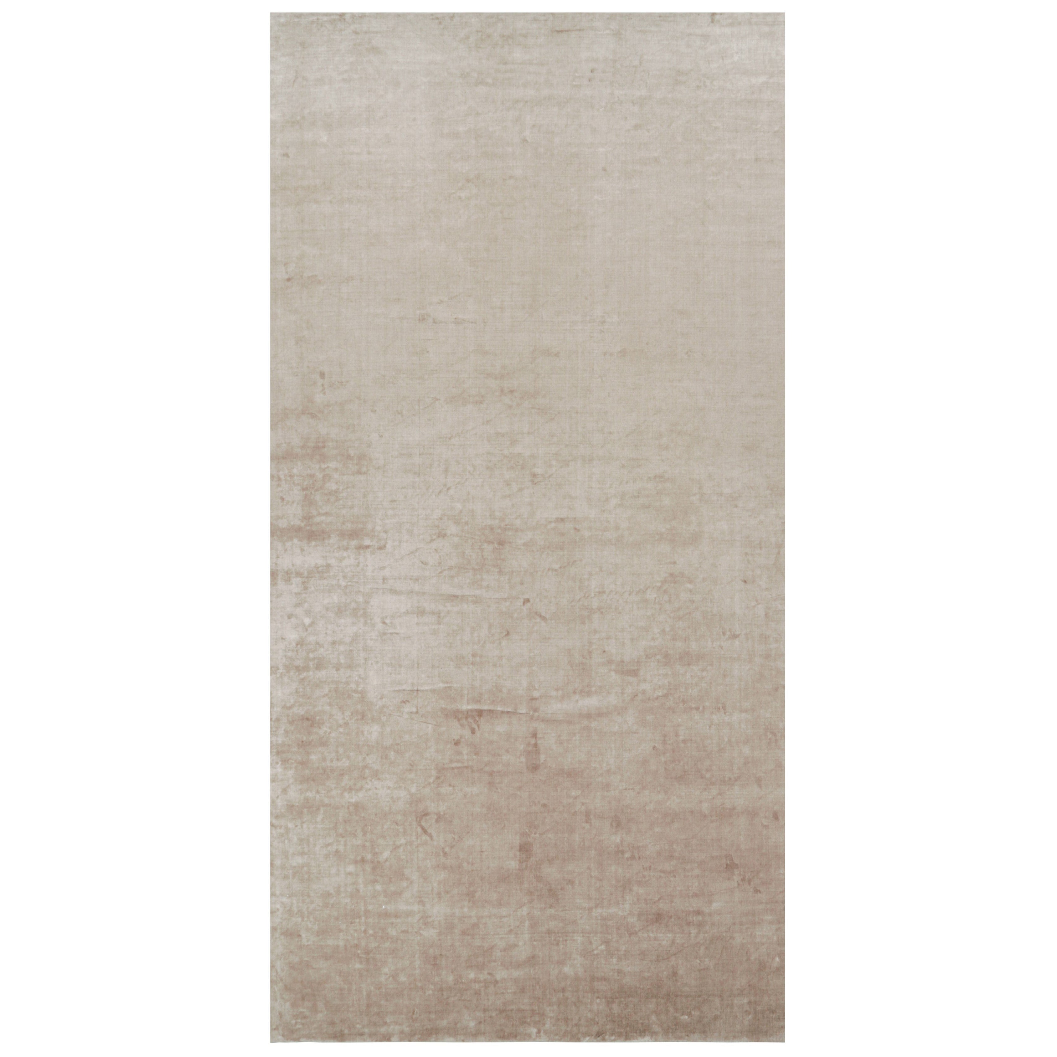 Rug 
Kilim’s Oversized Contemporary Textural Solid Rug in Beige Tones