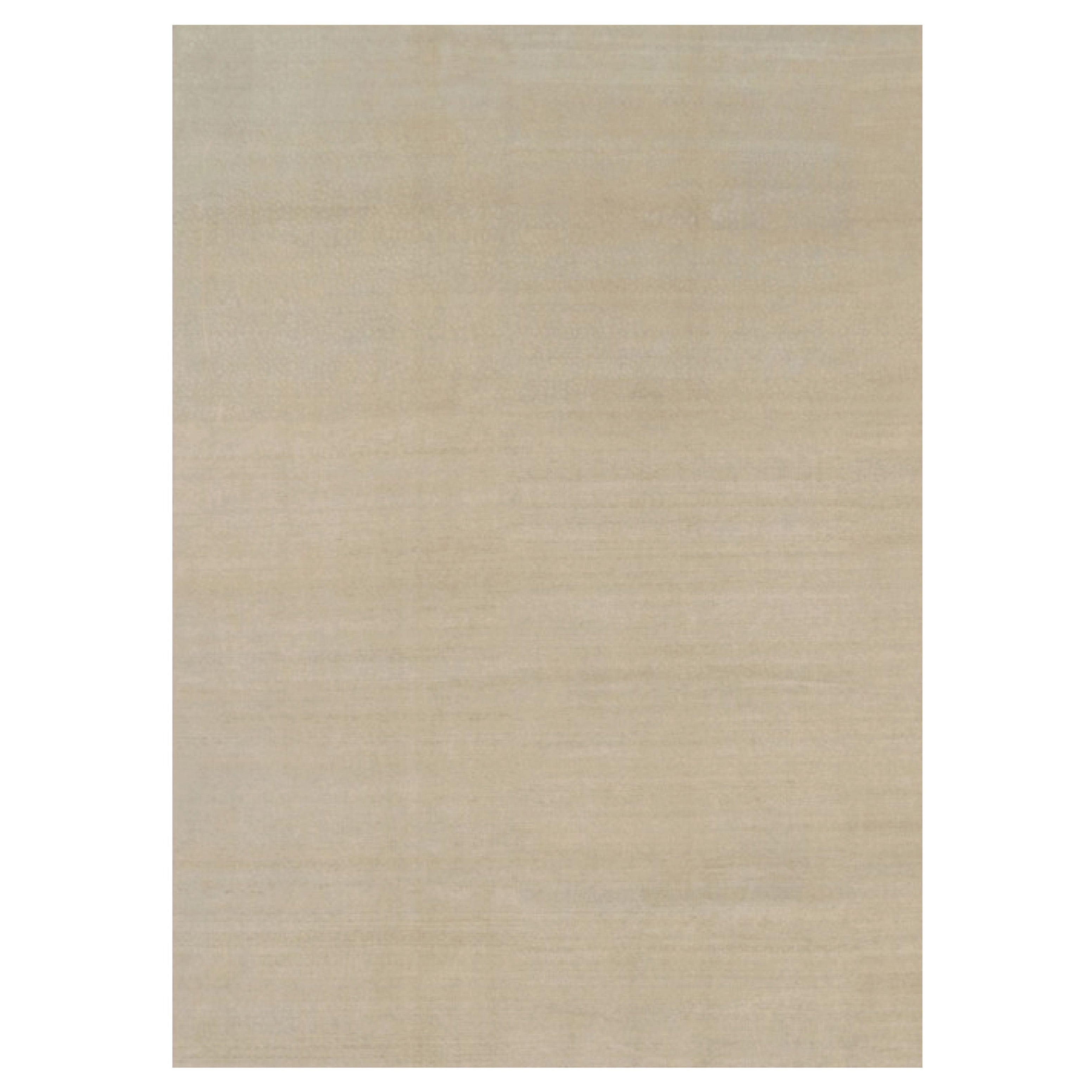 Rug 
Kilim’s Oversized Contemporary Textural Solid Rug in Beige Tones