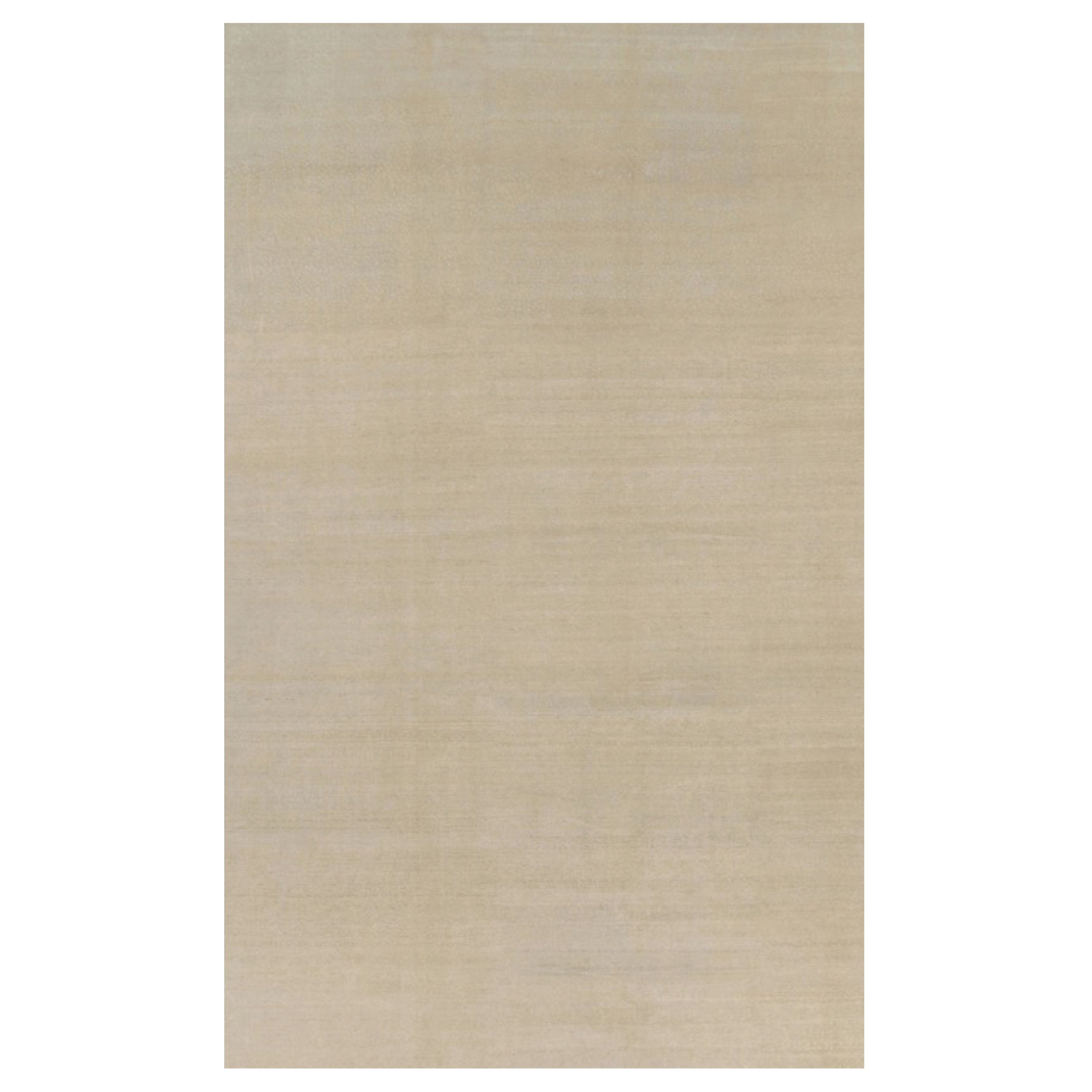 Rug 
Kilim’s Oversized Contemporary Textural Solid Rug in Beige Tones