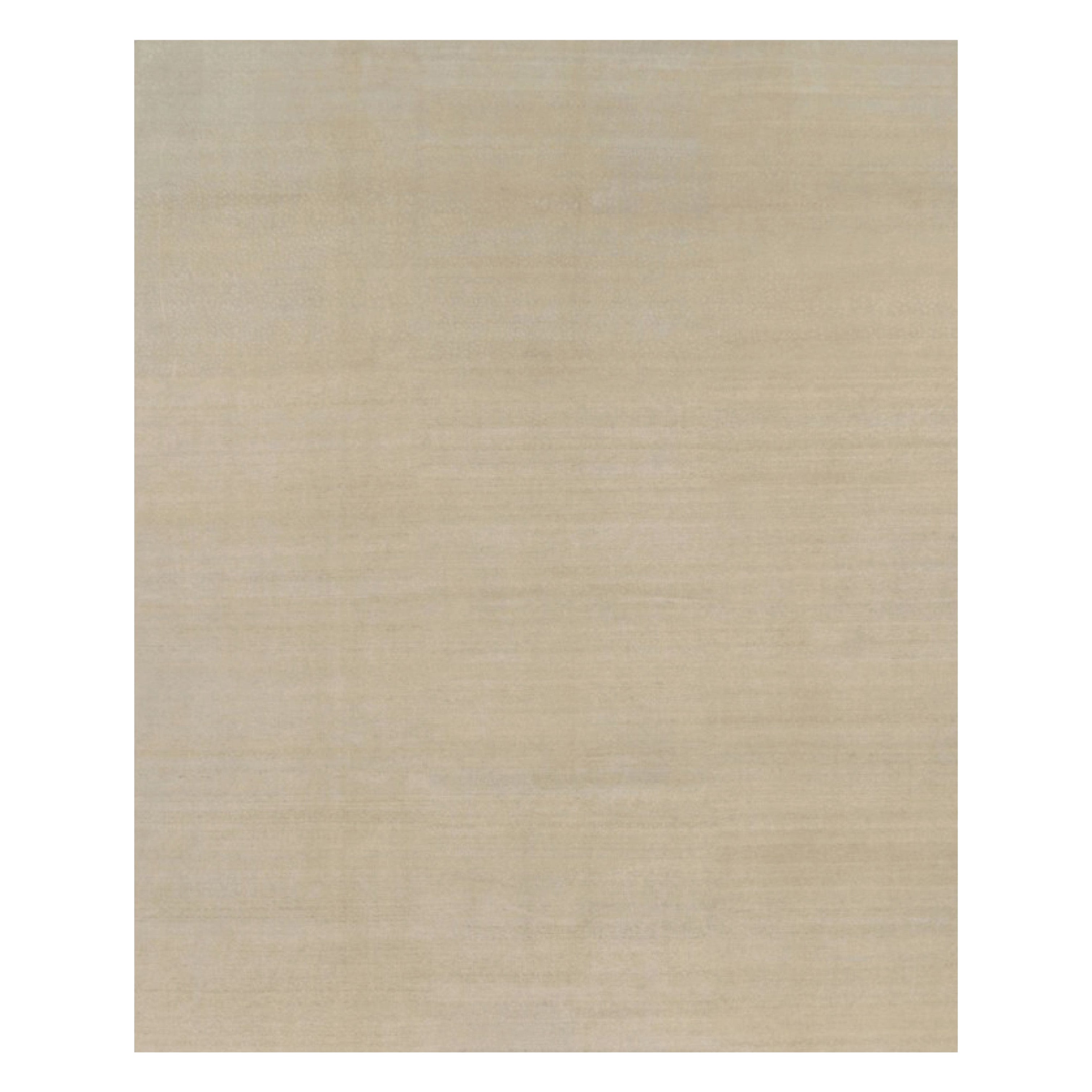 Rug 
Kilim’s Oversized Contemporary Textural Solid Rug in Beige Tones