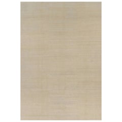 Rug 
Kilim’s Oversized Contemporary Textural Solid Rug in Beige Tones