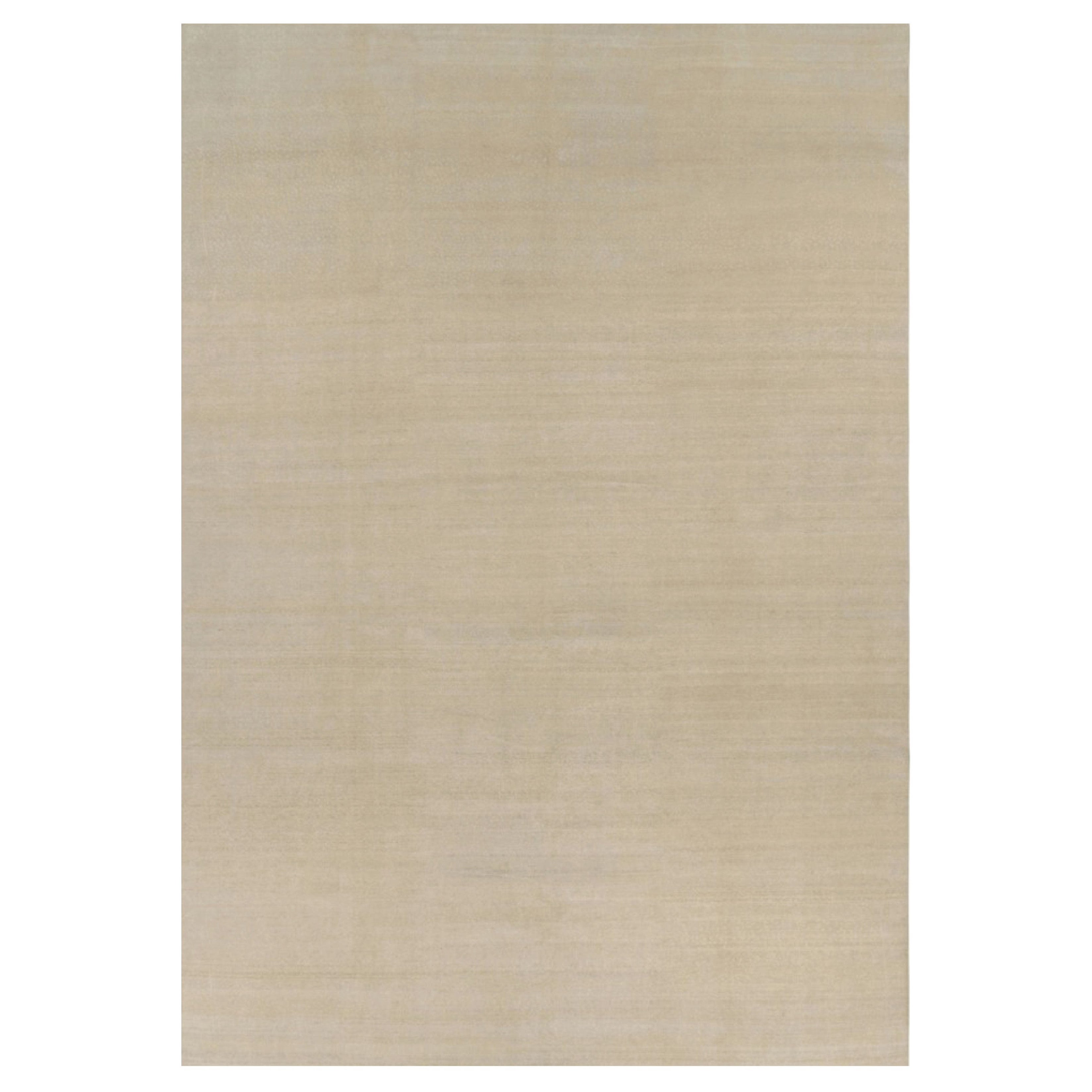 Rug
Kilim’s Oversized Contemporary Textural Solid Rug in Beige Tones