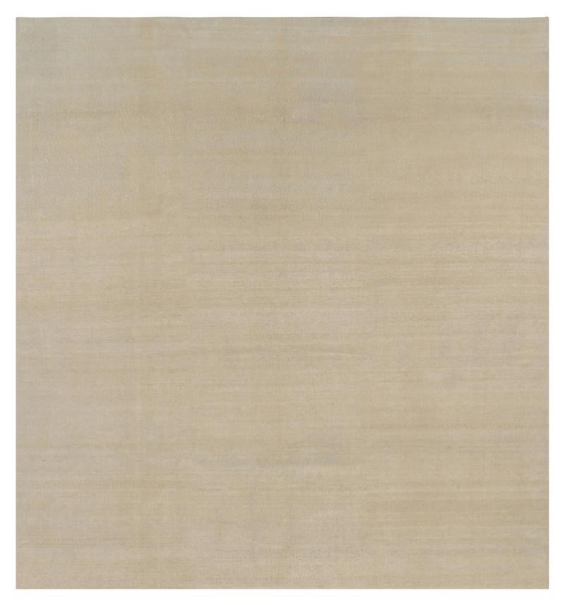 Rug 
Kilim
s übergroßer Contemporary-Teppich mit Struktur in Beigetönen