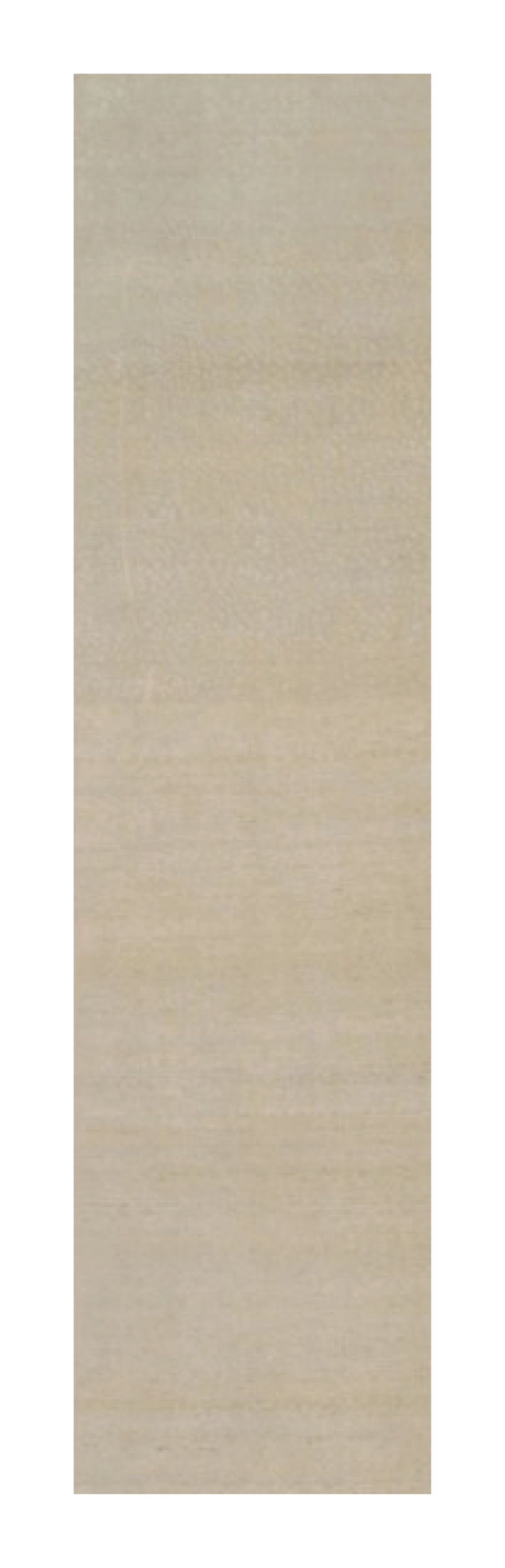 Alfombra contemporánea sobredimensionada de textura sólida en tonos beige de Rug & Kilim