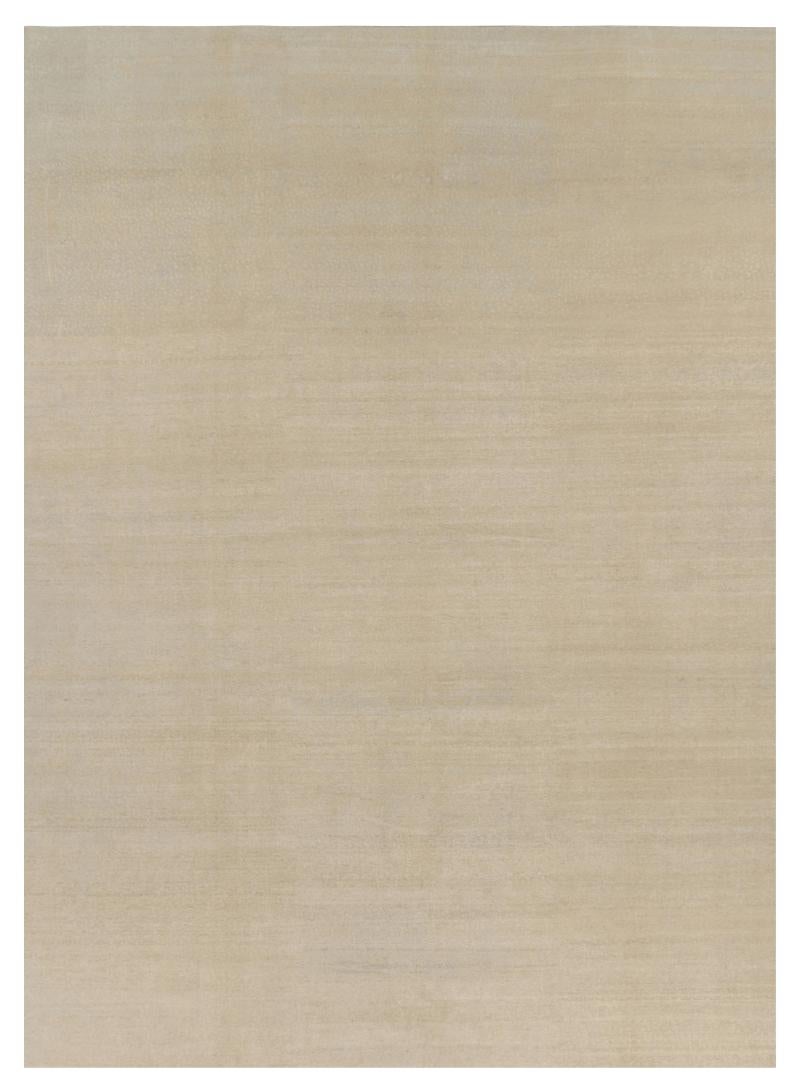 Rug
Kilim’s Oversized Contemporary Textural Solid Rug in Beige Tones