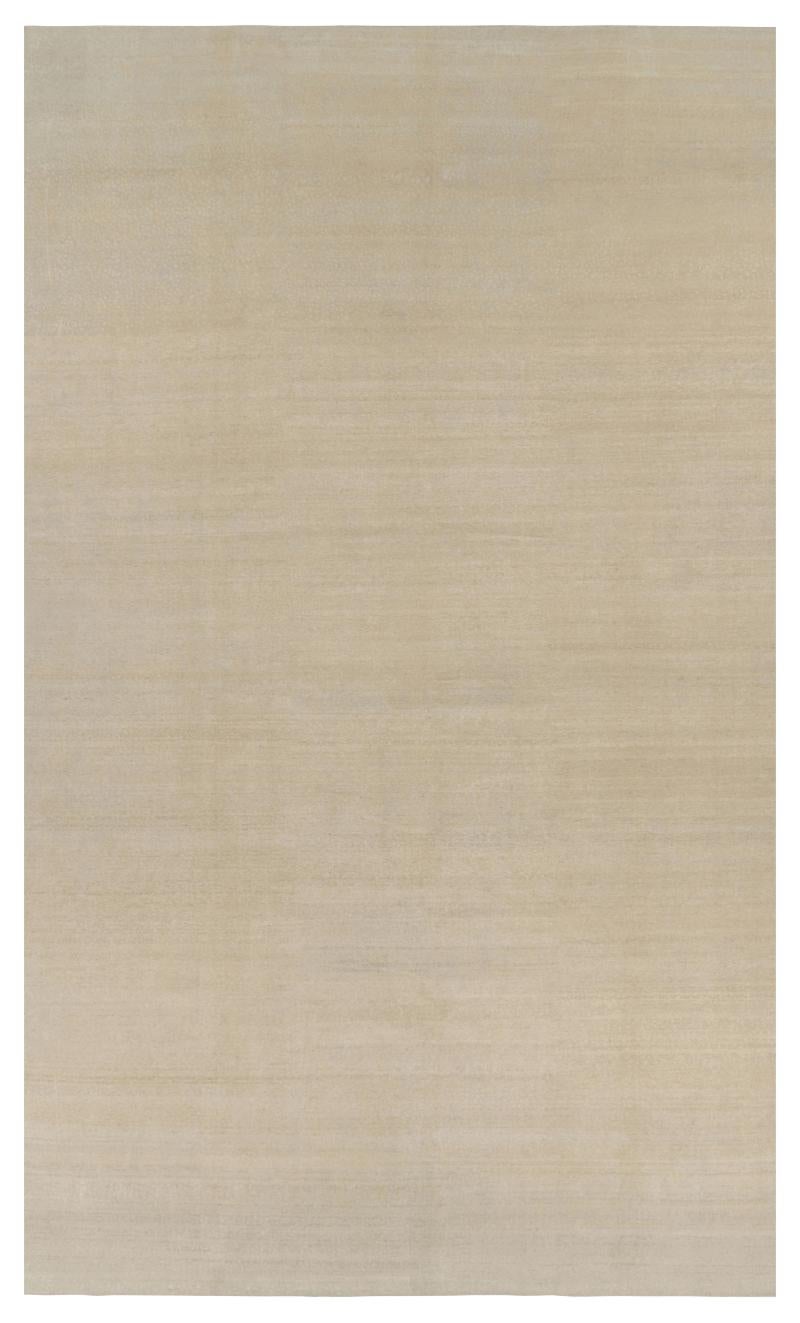 Rug
Kilim’s Oversized Contemporary Textural Solid Rug in Beige Tones