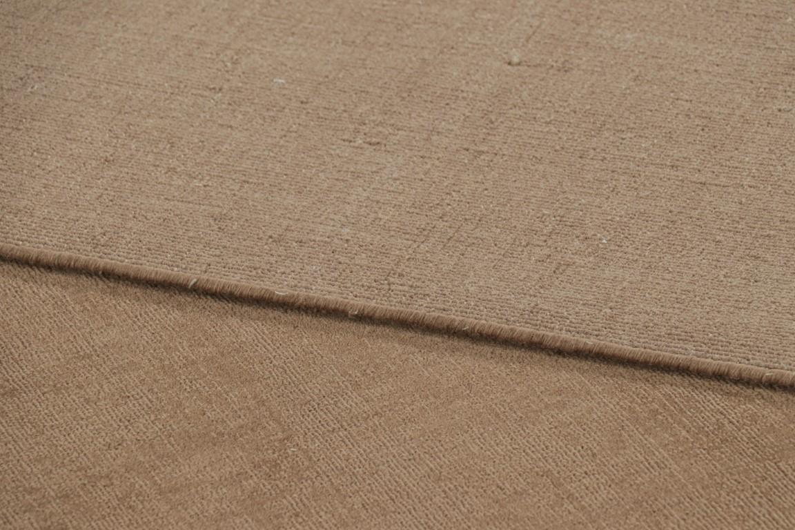 Rug & Kilim’s Oversized Contemporary Textural Solid Rug in Brown Tones For Sale 1
