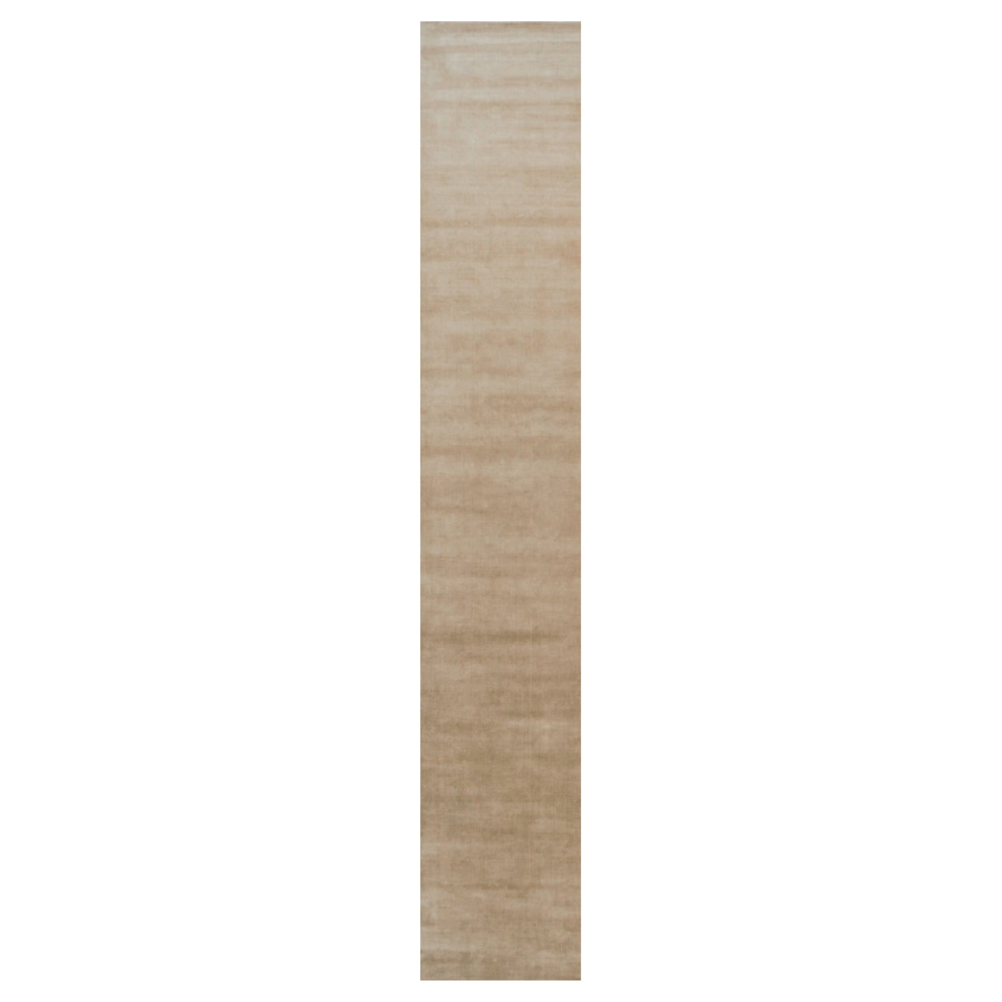 Rug & Kilim's Oversized Contemporary Textural Solid Rug in Brown Tones (Tapis massif contemporain surdimensionné dans les tons de Brown)