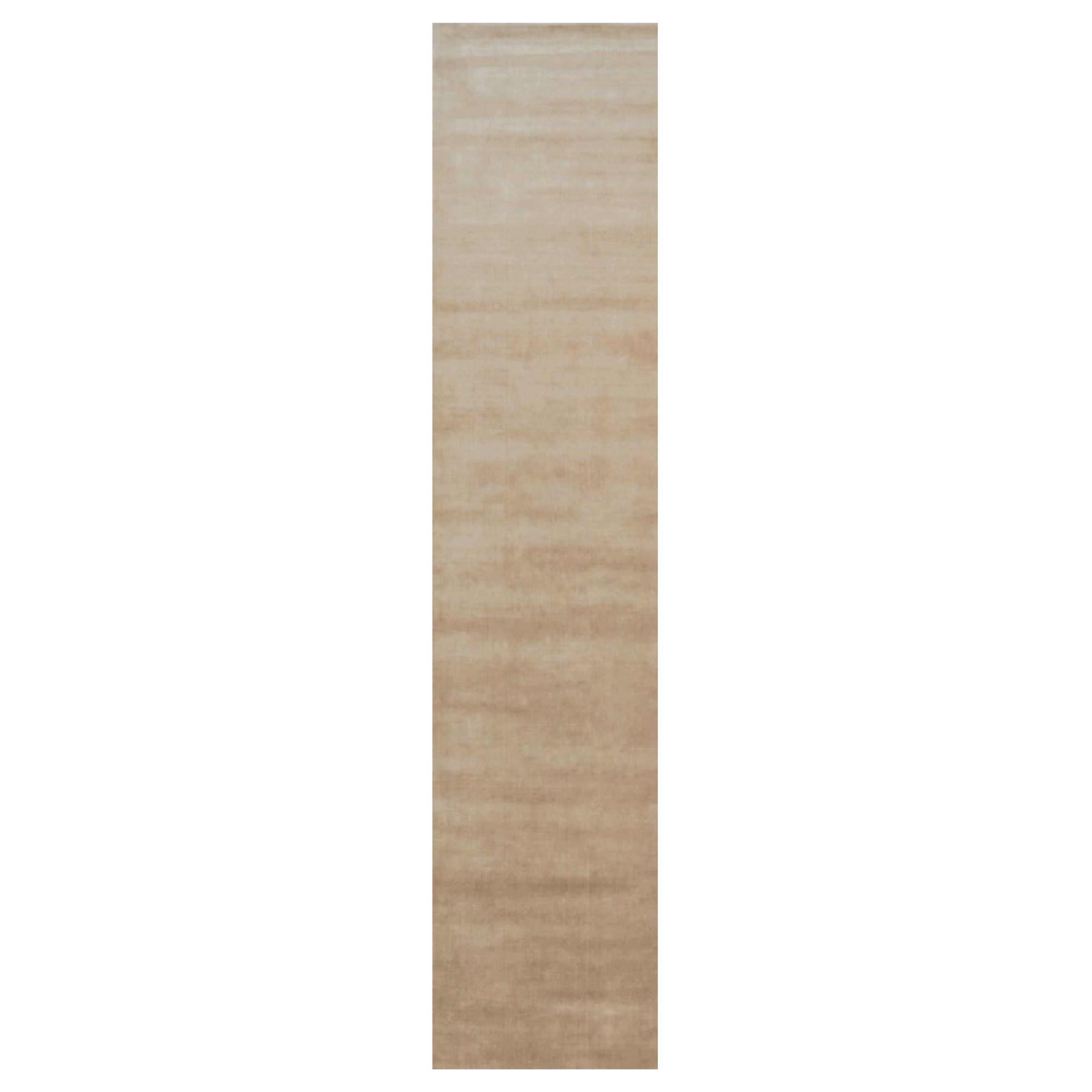 Rug & Kilim's Oversized Contemporary Textural Solid Rug in Brown Tones (Tapis massif contemporain surdimensionné dans les tons de Brown)