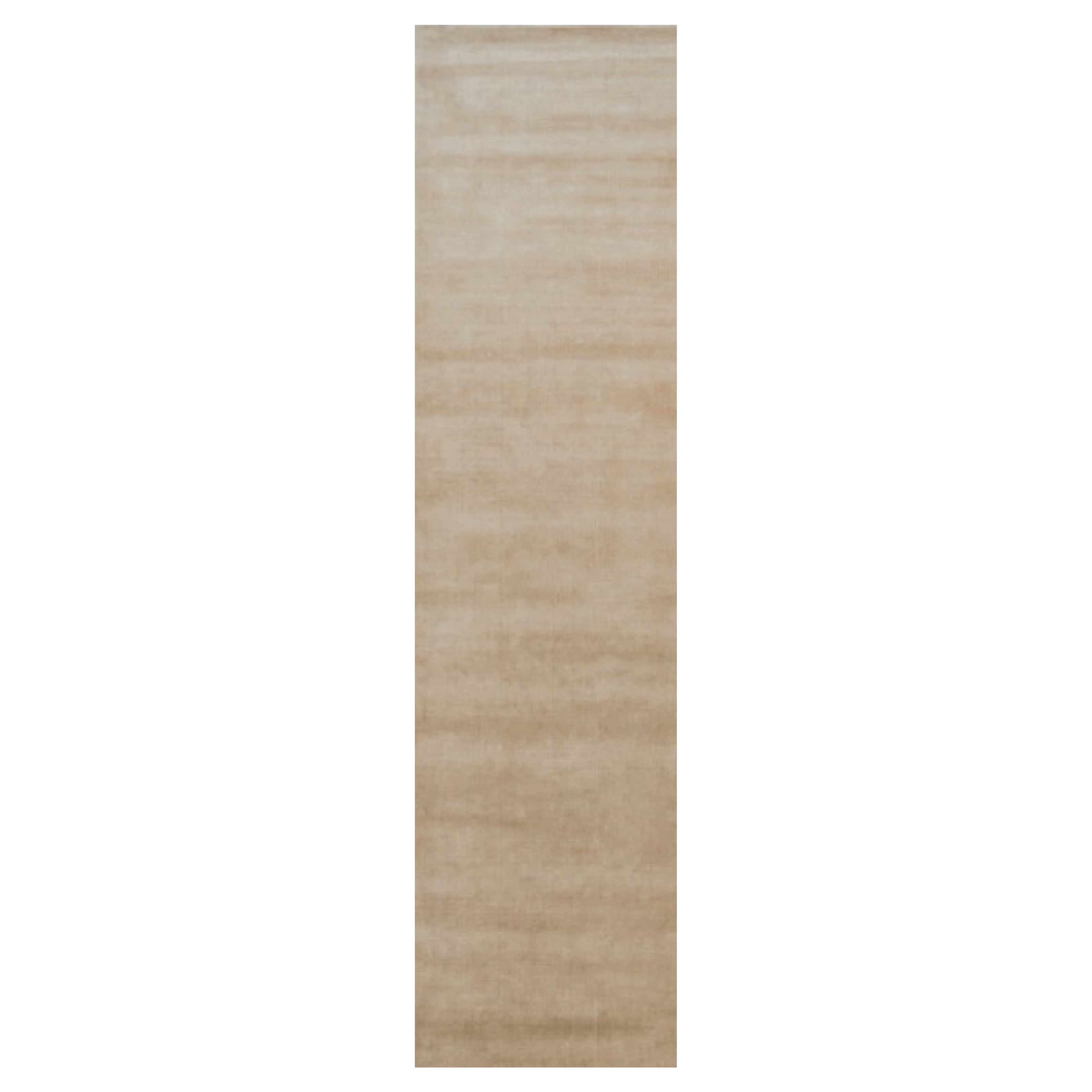 Rug & Kilim's Oversized Contemporary Textural Solid Rug in Brown Tones (Tapis massif contemporain surdimensionné dans les tons de Brown)