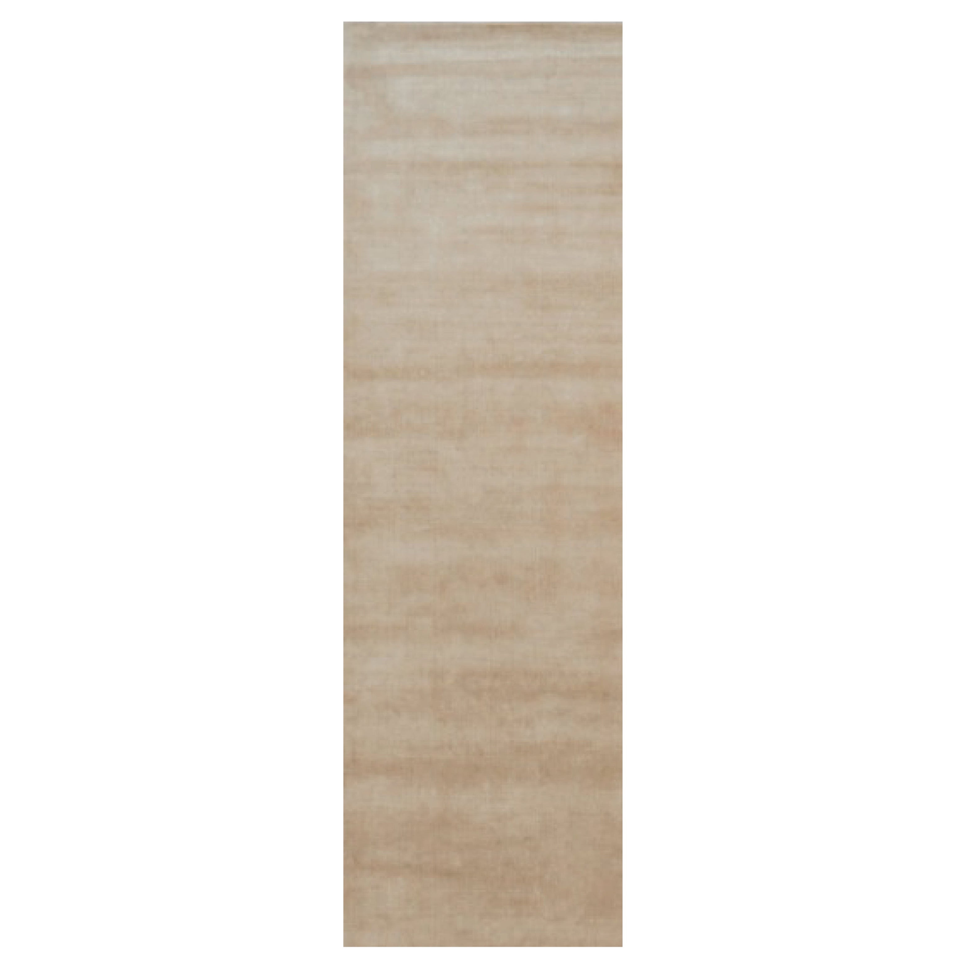 Rug & Kilim's Oversized Contemporary Textural Solid Rug in Brown Tones (Tapis massif contemporain surdimensionné dans les tons de Brown) en vente
