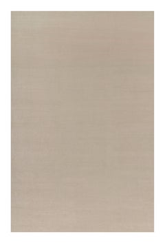 Rug & Kilim's Oversized Contemporary Textural Solid Rug in Cream and White Tones (Tapis texturé contemporain surdimensionné dans les tons crème et blanc)