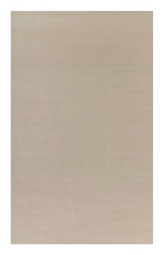Rug & Kilim's Oversized Contemporary Textural Solid Rug in Cream and White Tones (Tapis texturé contemporain surdimensionné dans les tons crème et blanc)