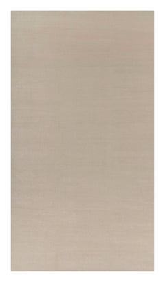 Rug & Kilim’s Oversized Contemporary Textural Solid Rug in Cream and White Tones
