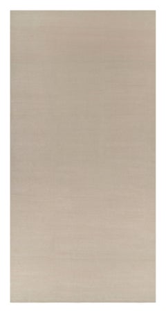Rug & Kilim's Oversized Contemporary Textural Solid Rug in Cream and White Tones (Tapis texturé contemporain surdimensionné dans les tons crème et blanc)