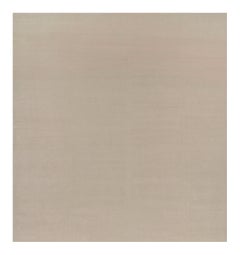 Rug & Kilim’s Oversized Contemporary Textural Solid Rug in Cream and White Tones