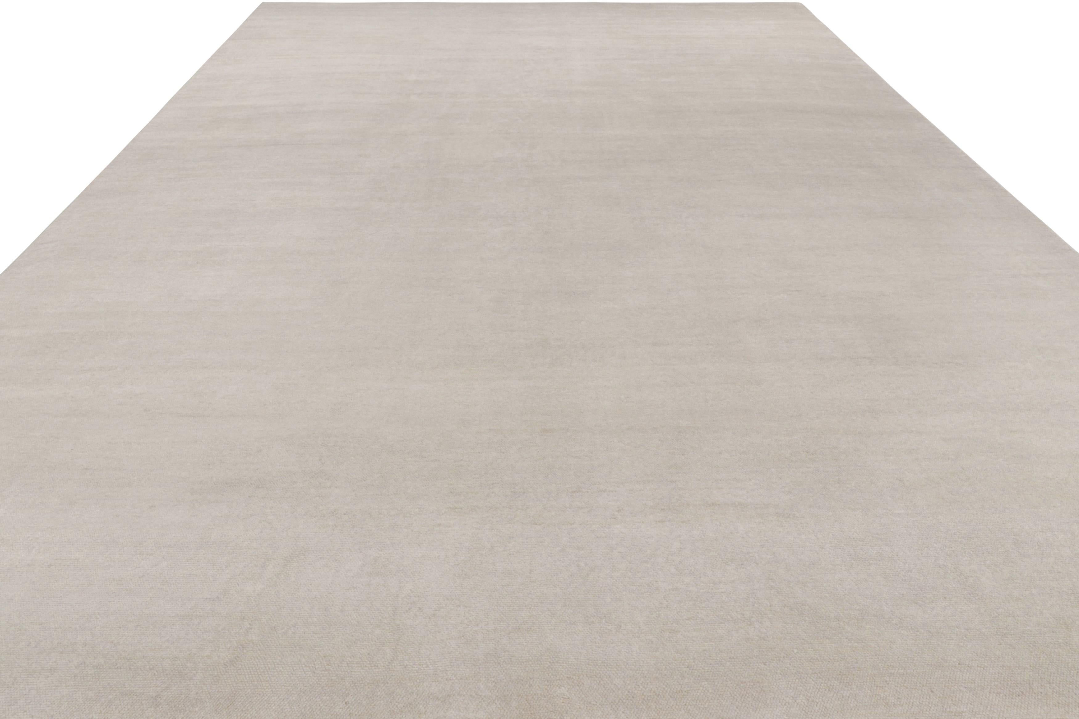 Rug & Kilims übergroßer Contemporary-Teppich in Elfenbein-Tönen (Handgeknüpft) im Angebot