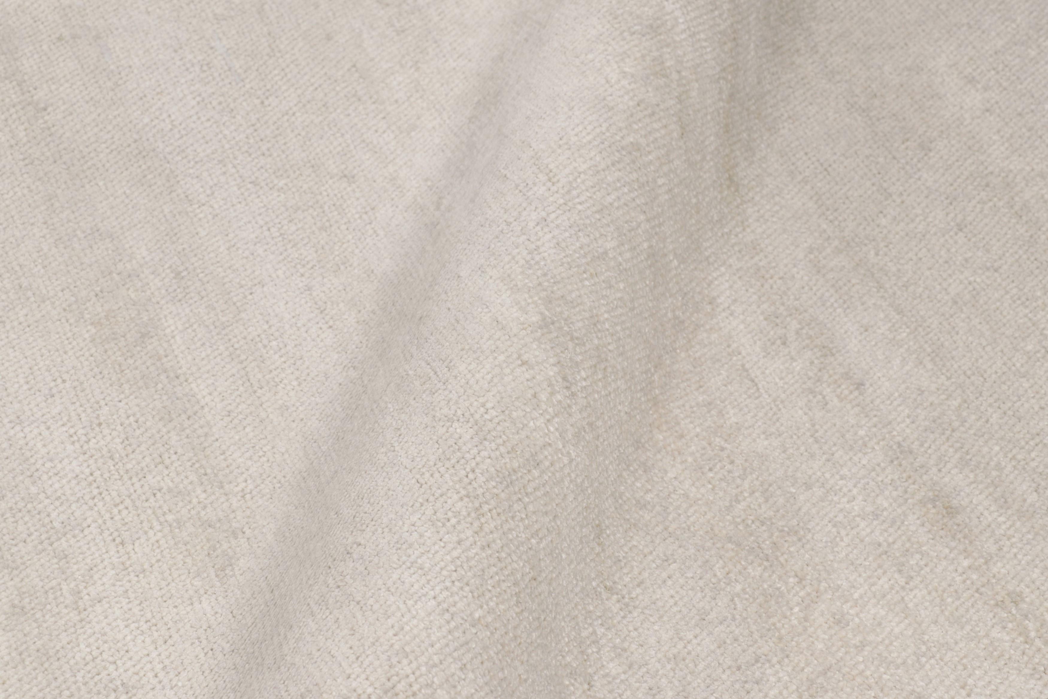 Rug & Kilims übergroßer Contemporary-Teppich in Elfenbein-Tönen (Seide) im Angebot