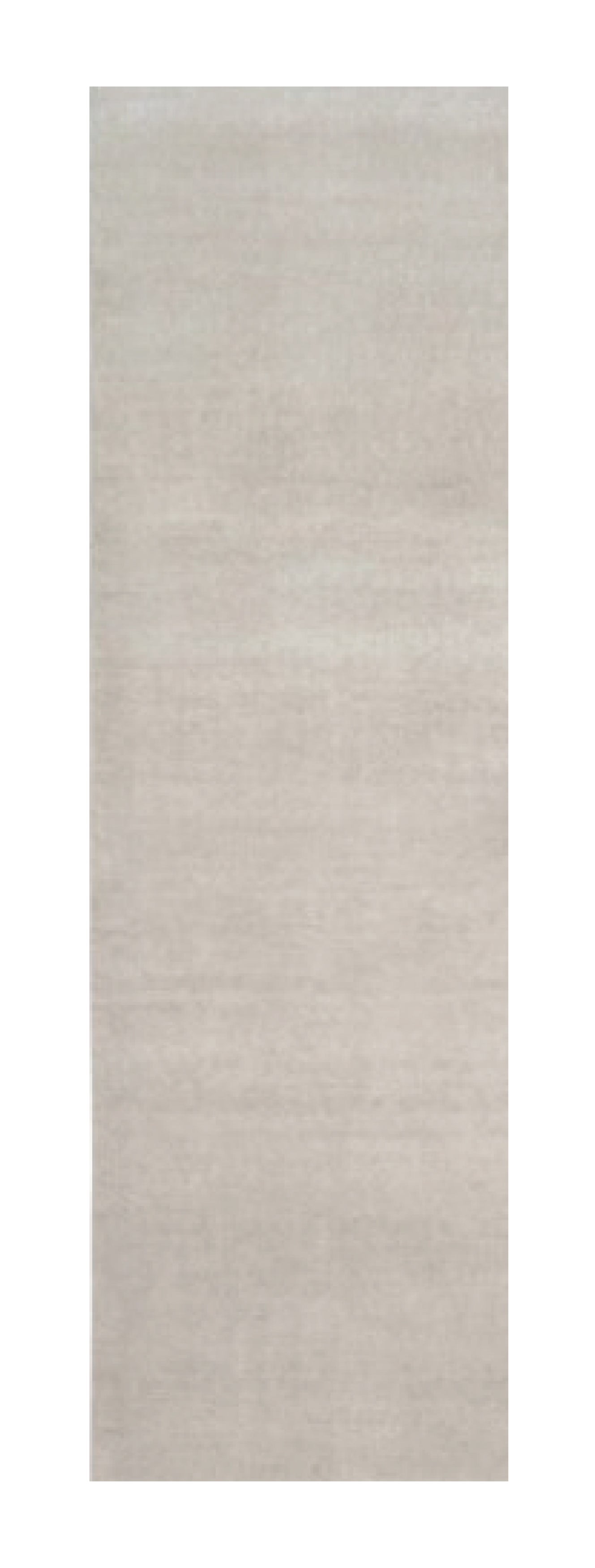 Alfombra sólida de textura contemporánea sobredimensionada en tonos marfil de Rug & Kilim