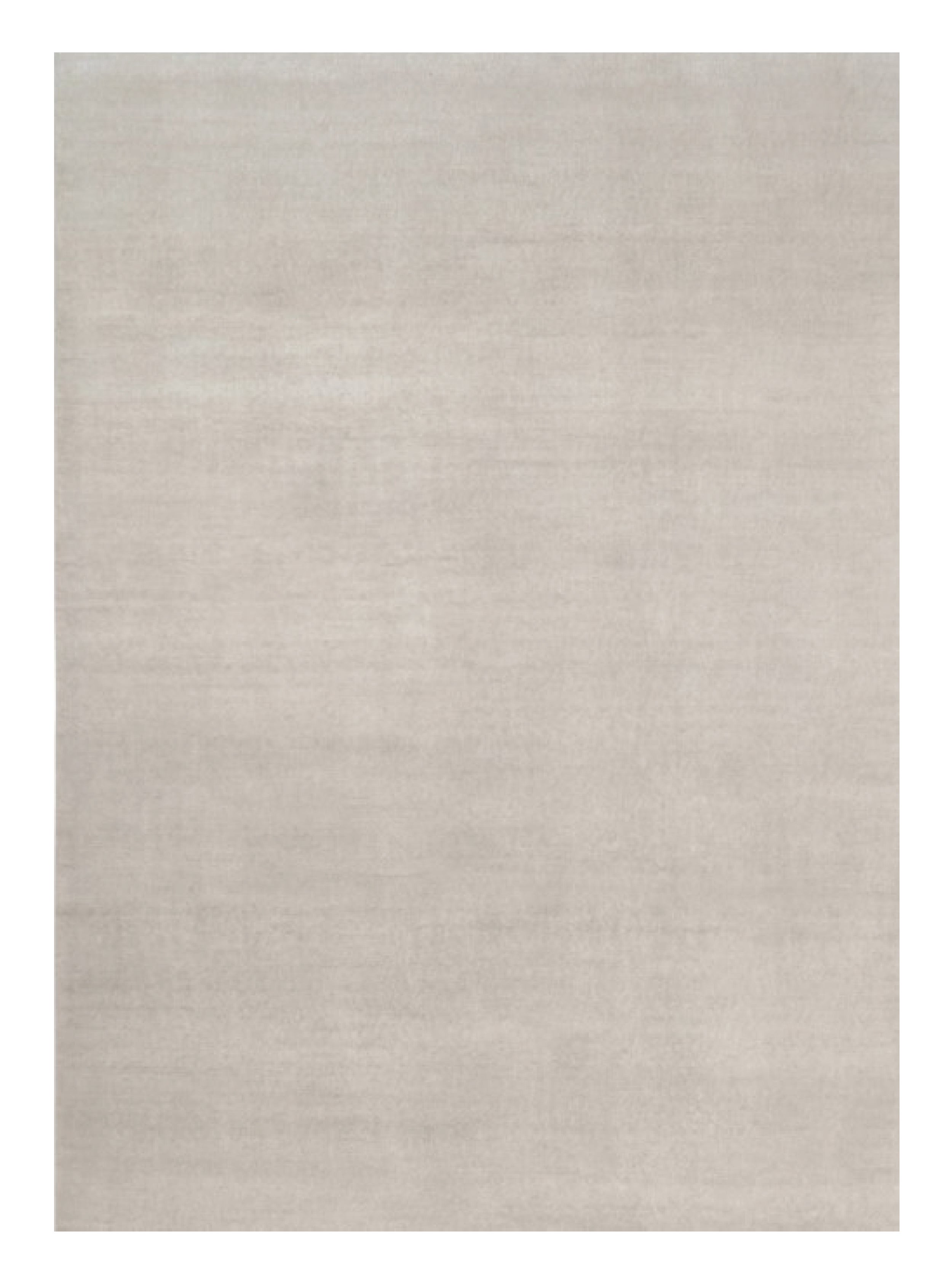 Alfombra sólida de textura contemporánea sobredimensionada en tonos marfil de Rug & Kilim en venta