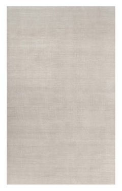 Alfombra sólida de textura contemporánea sobredimensionada en tonos marfil de Rug & Kilim