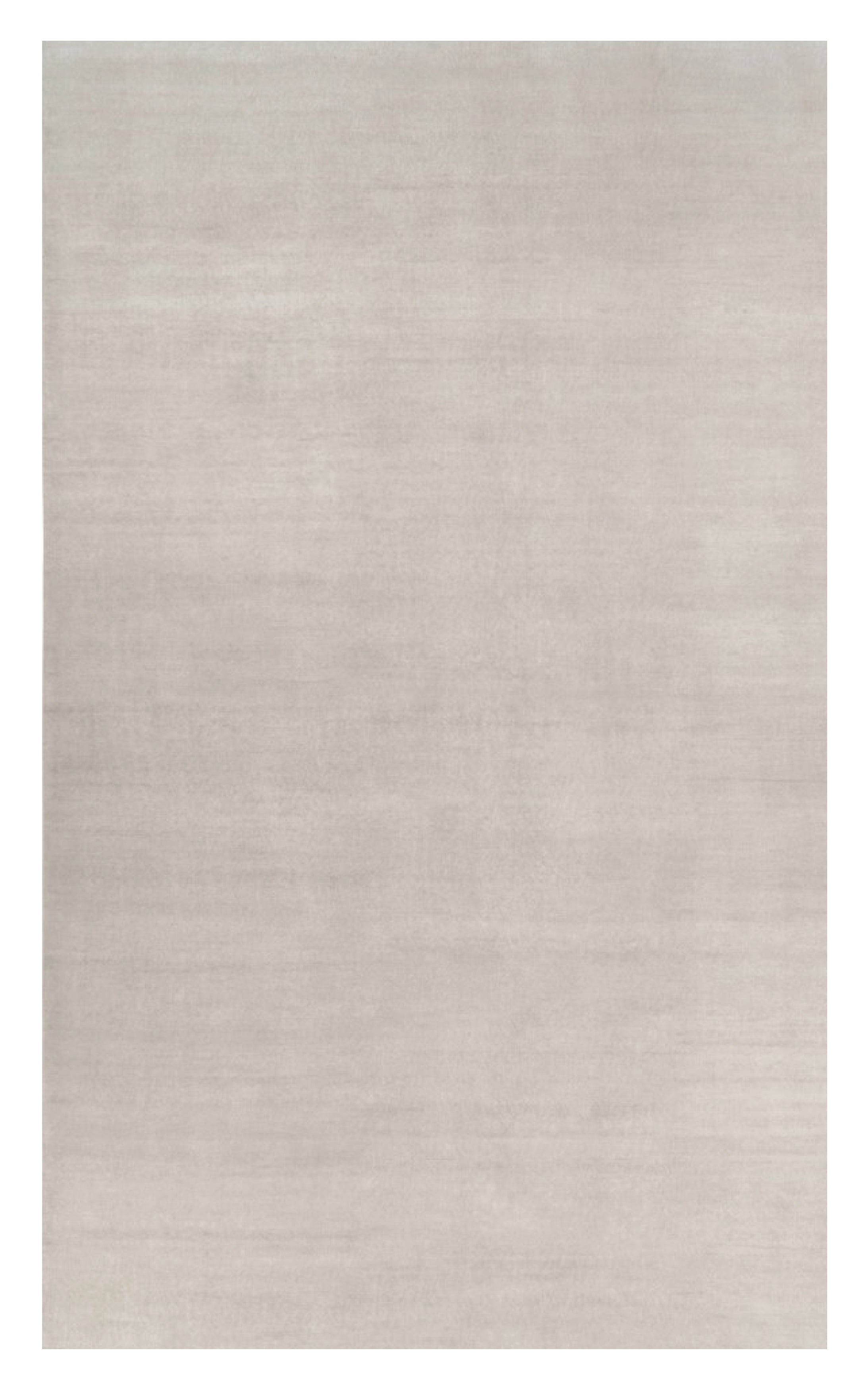 Alfombra sólida de textura contemporánea sobredimensionada en tonos marfil de Rug & Kilim en venta