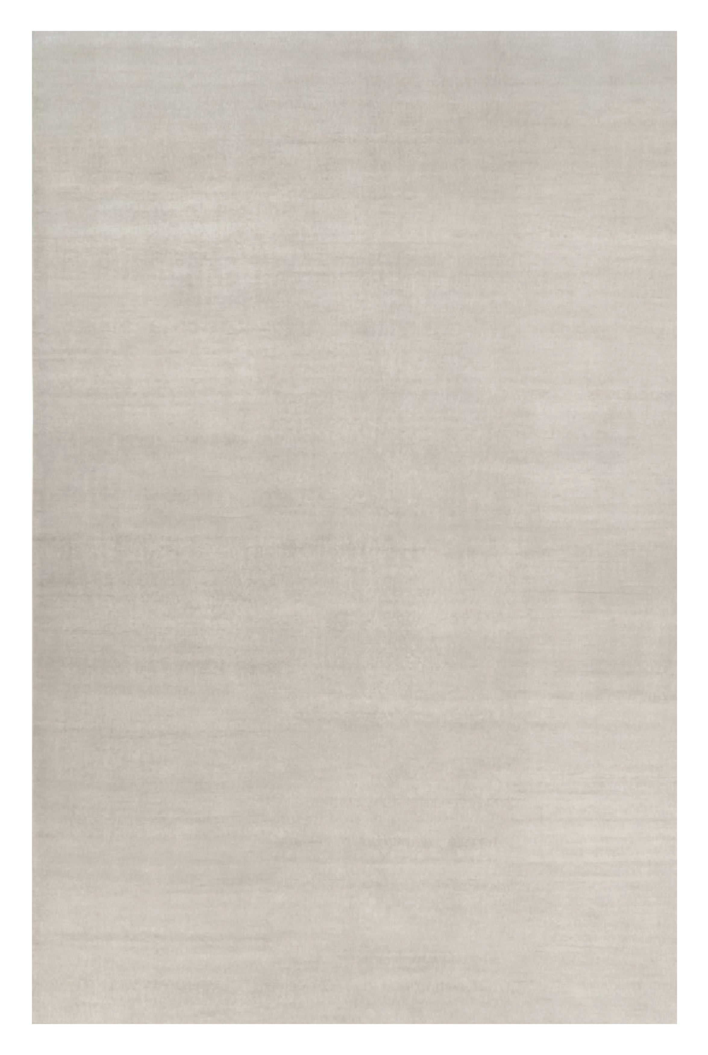 Alfombra sólida de textura contemporánea sobredimensionada en tonos marfil de Rug & Kilim en venta