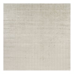 Rug 
Kilim
s Oversized Contemporary Textural Solid Rug in Light Beige Tones (Tapis massif contemporain surdimensionné dans les tons beige clair)