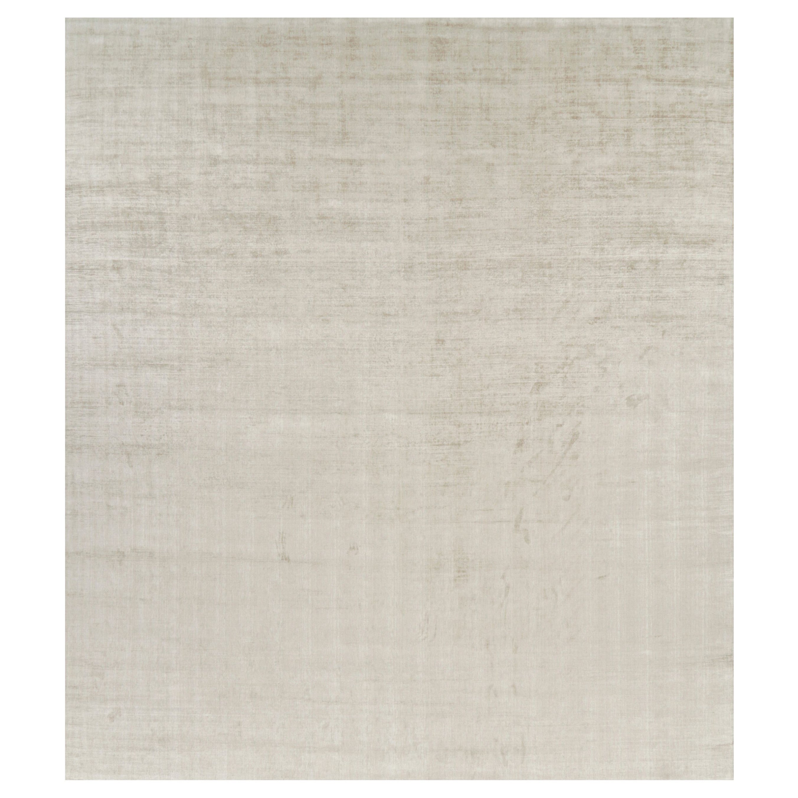 Rug 
Kilim’s Oversized Contemporary Textural Solid Rug in Light Beige Tones