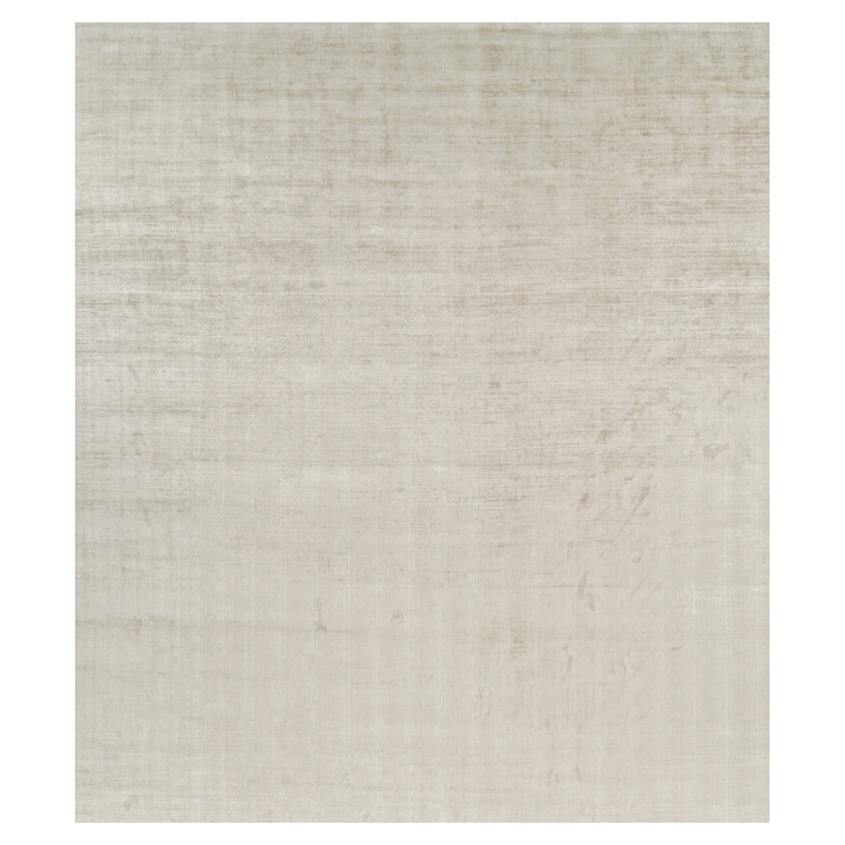 Rug 
Kilim’s Oversized Contemporary Textural Solid Rug in Light Beige Tones