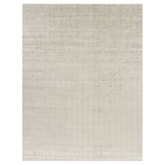 Rug 
Kilim
s Oversized Contemporary Textural Solid Rug in Light Beige Tones (Tapis massif contemporain surdimensionné dans les tons beige clair)